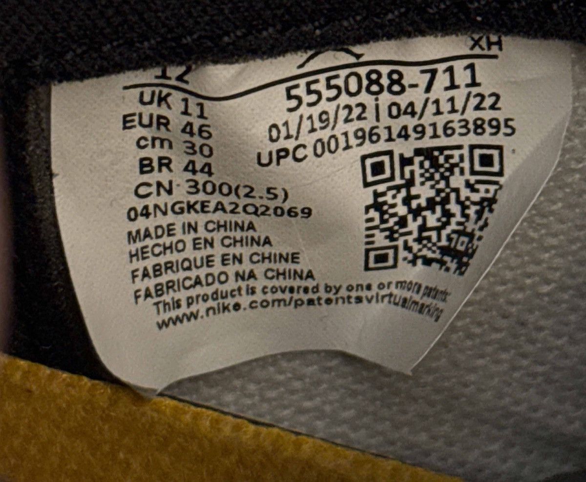 Jordan Brand Air Jordan 1 Retro High OG Taxi Black Sail Size 12 Used Size US 12 / EU 45 - 9 Thumbnail