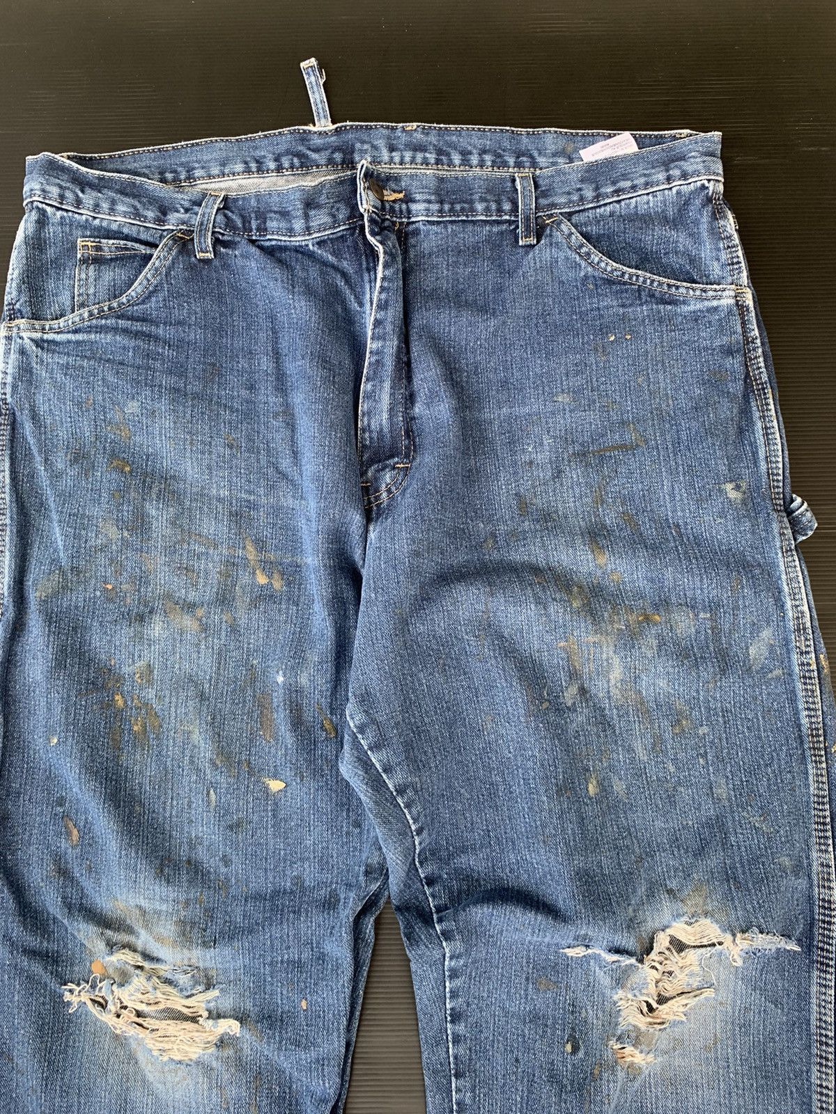Dickies Dickies Thrashed Distressed Carpenter Baggy Jeans Pant Size US 40 / EU 56 - 7 Thumbnail