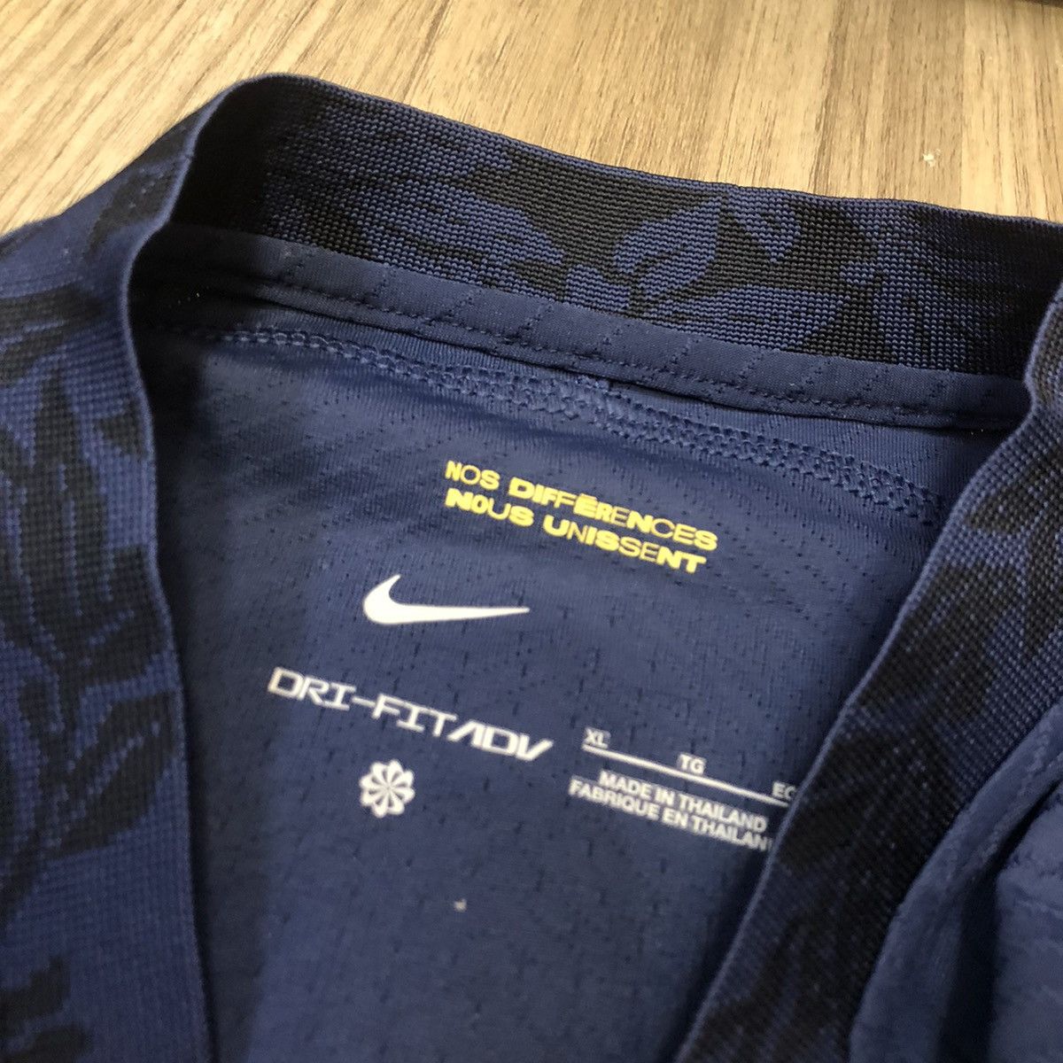 Nike France World Cup 2022 player issue home shirt #3 Disasi Size US XL / EU 56 / 4 - 8 Thumbnail