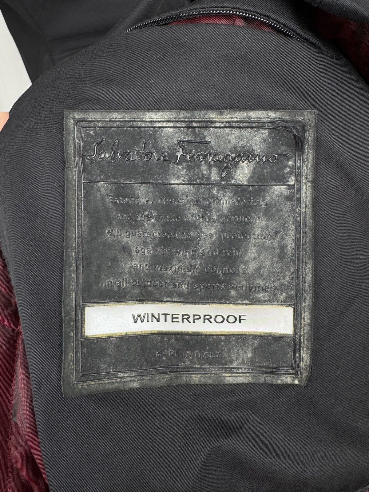 Salvatore Ferragamo Salvatore Ferragamo Winterproof Coat Cotton Filled Hooded 48 Size US M / EU 48-50 / 2 - 13 Thumbnail