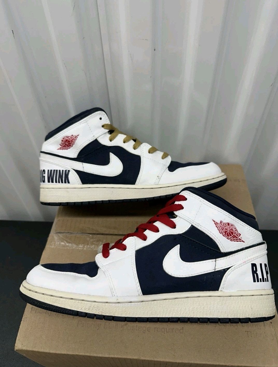 Jordan Brand Nike Air Jordan Retro 1 Phat GS Olympic 364771400 Size 7Y Size US 7 / EU 40 - 3 Thumbnail