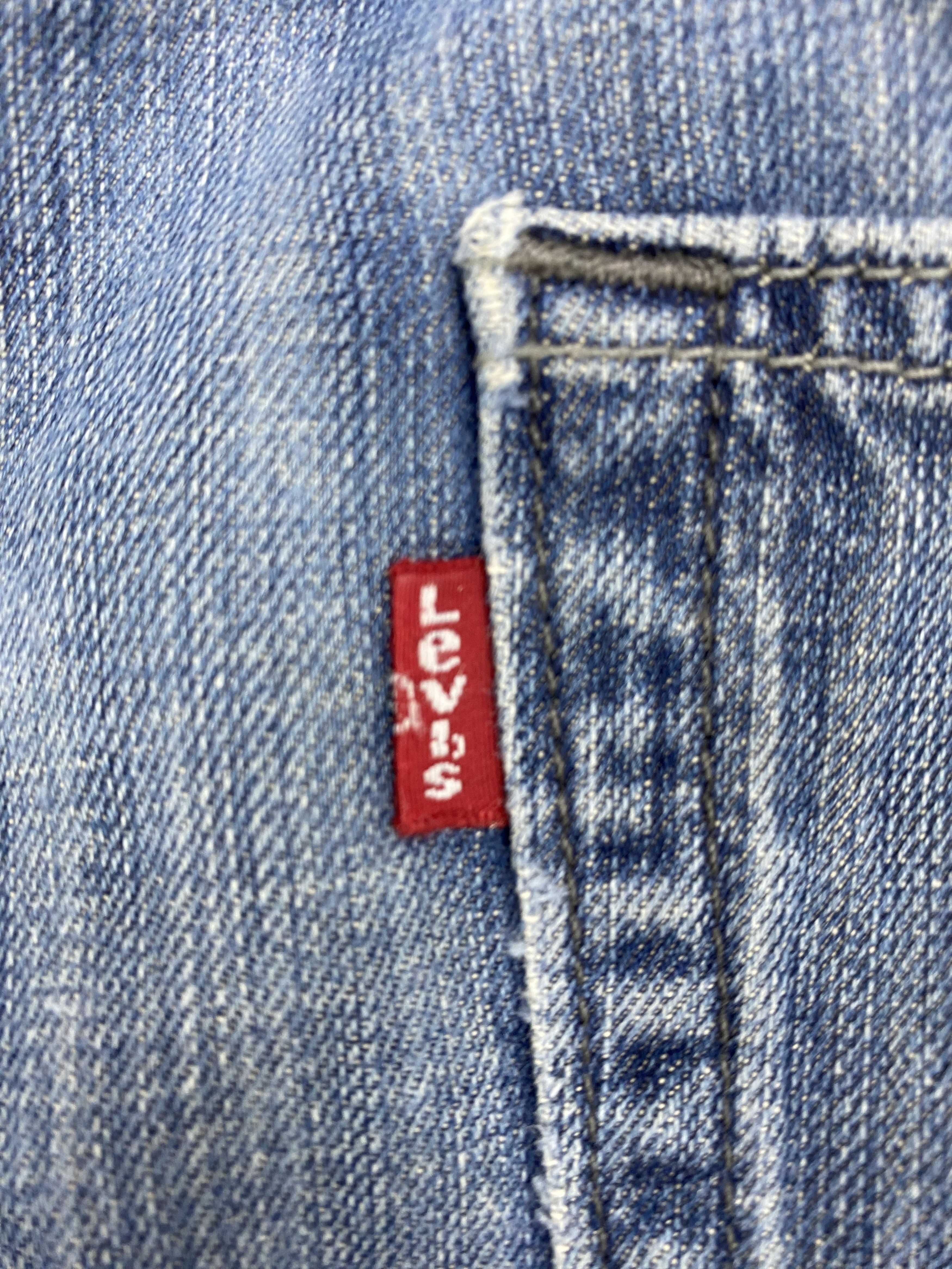 Levi's × Vintage Vintage Levi's 514 Faded Blue Jeans Size US 37 - 6 Thumbnail