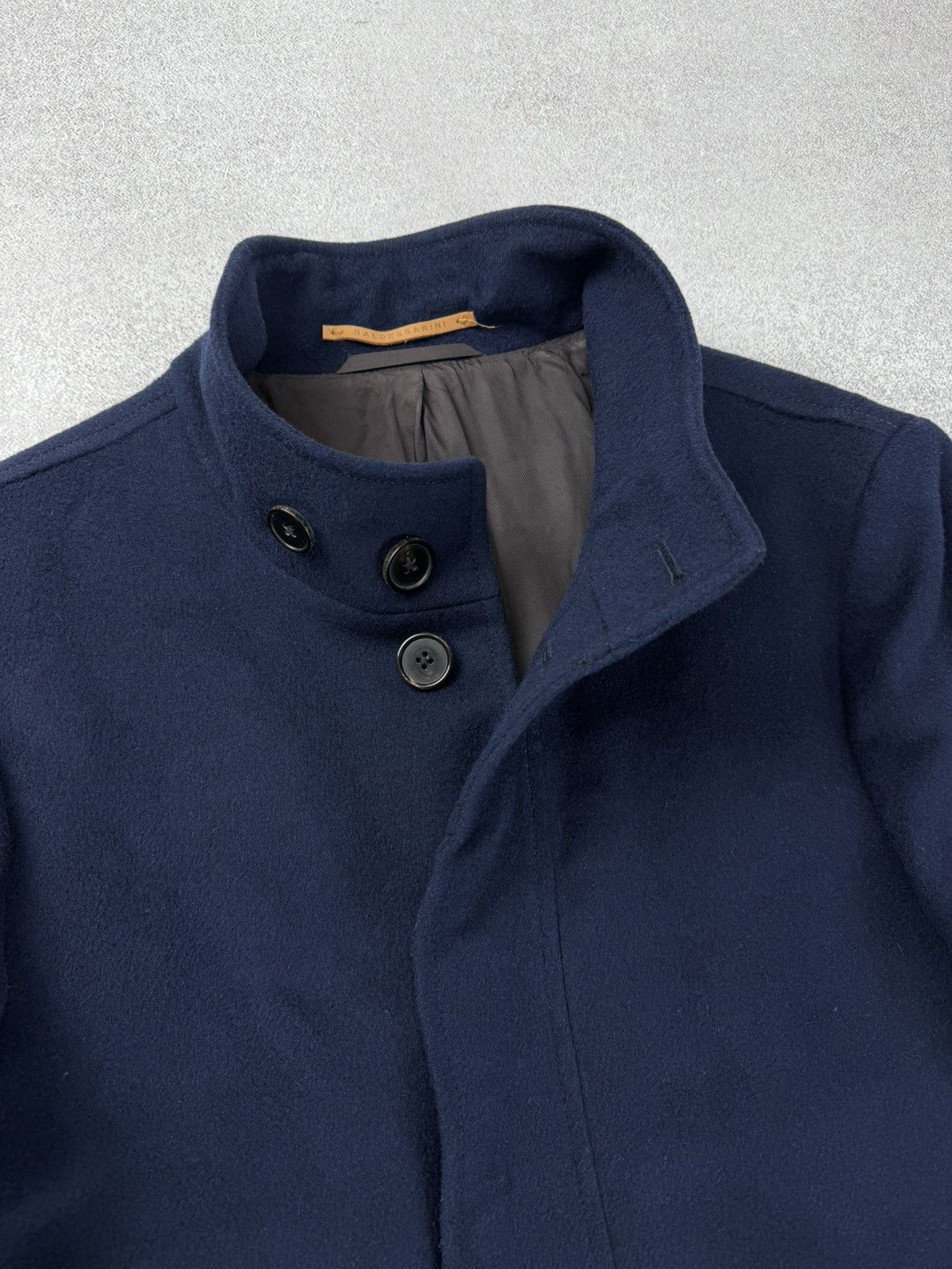 Baldessarini Baldessarini Cashmere Blend Coat Jacket Navy Blue Size US L / EU 52-54 / 3 - 7 Thumbnail
