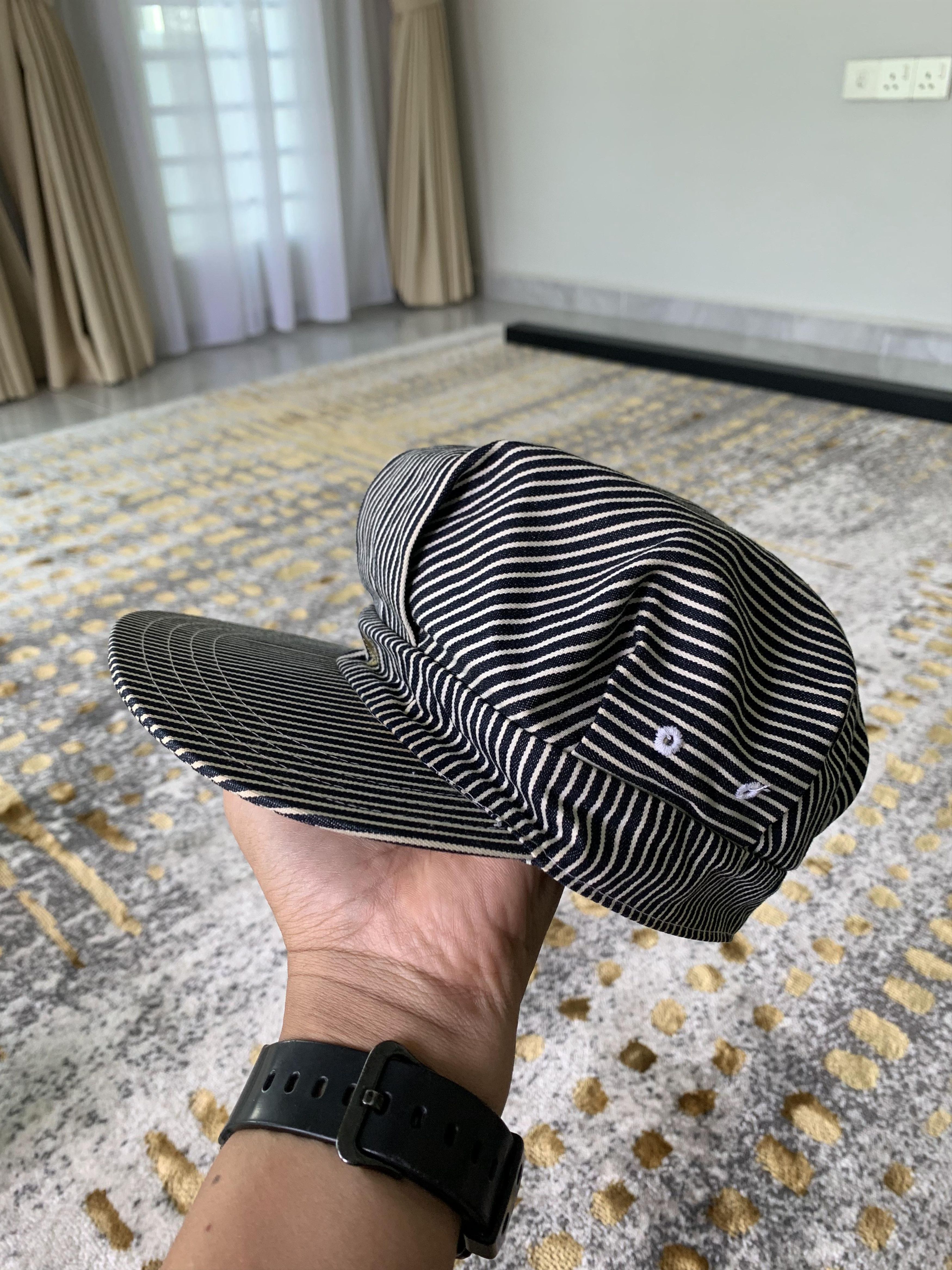Japanese Brand × Sugar Cane × Swagger Japanese Hickory Swagger Engineer design hat Size ONE SIZE - 1 Thumbnail
