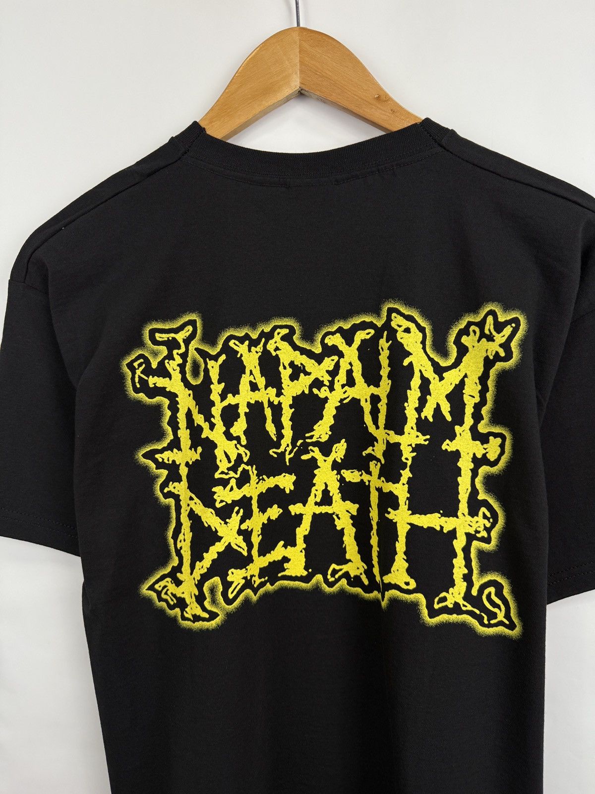 Fruit Of The Loom 🇬🇧 Vintage Y2K Napalm Death SCUM Grindcore T-Shirt Death Meta Size US M / EU 48-50 / 2 - 9 Thumbnail