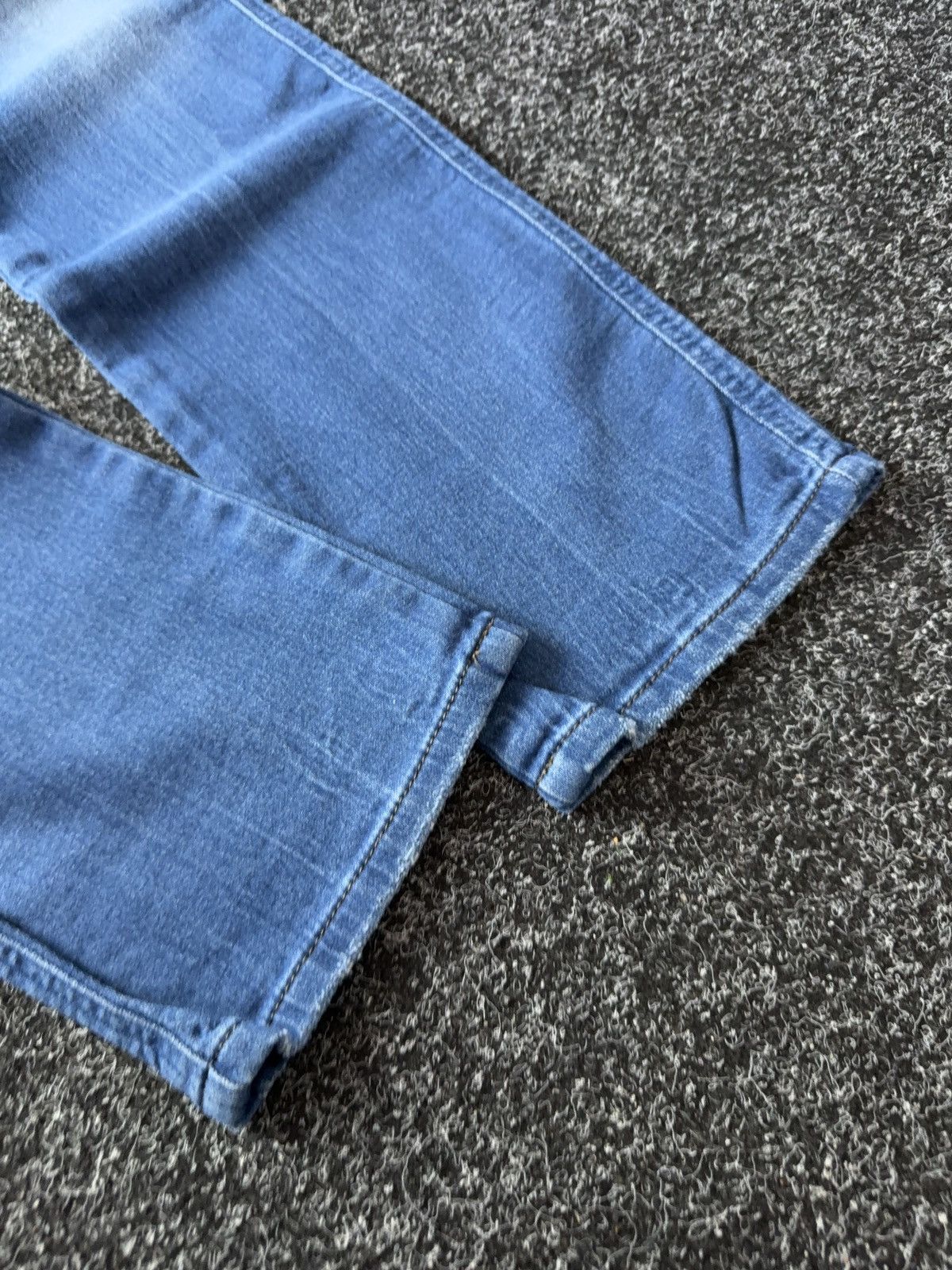 Diesel 00s Y2K Diesel Distressed Jeans Slim Stretch Denim Blue Size US 32 / EU 48 - 2 Thumbnail