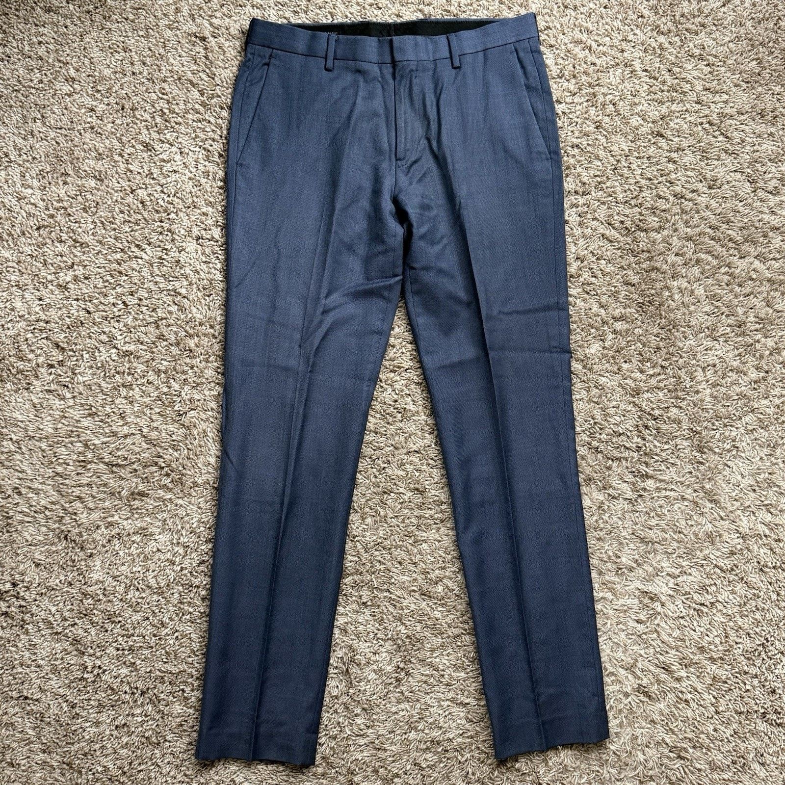 J.Crew J.Crew Ludlow Tollegno 1900 Wool Suit Blue Jacket 40R 30x30 Size 40R - 8 Thumbnail