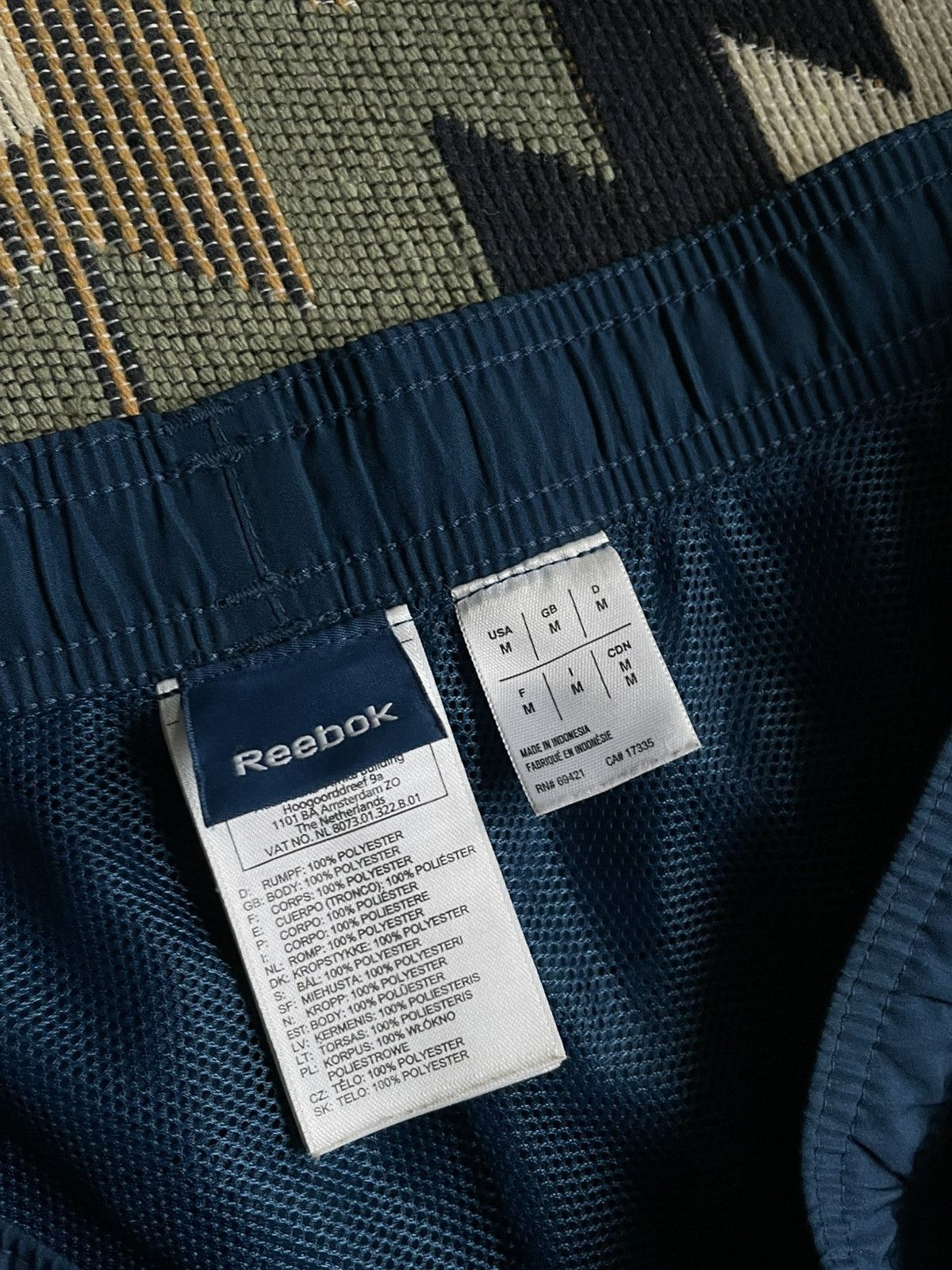 Reebok × Vintage Vintage Reebok Nylon Logo Pants Size US 32 / EU 48 - 10 Thumbnail