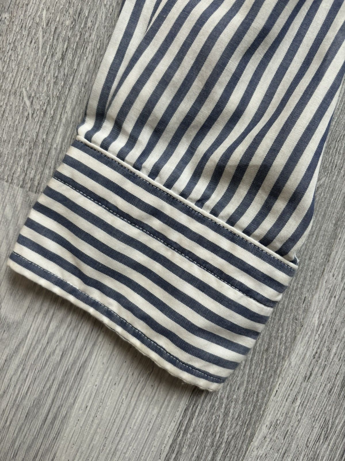 Geoffrey B. Small Geoffrey B. Small Knit Bengal Stripe V-Neck Sweater Shirt Size US M / EU 48-50 / 2 - 5 Thumbnail