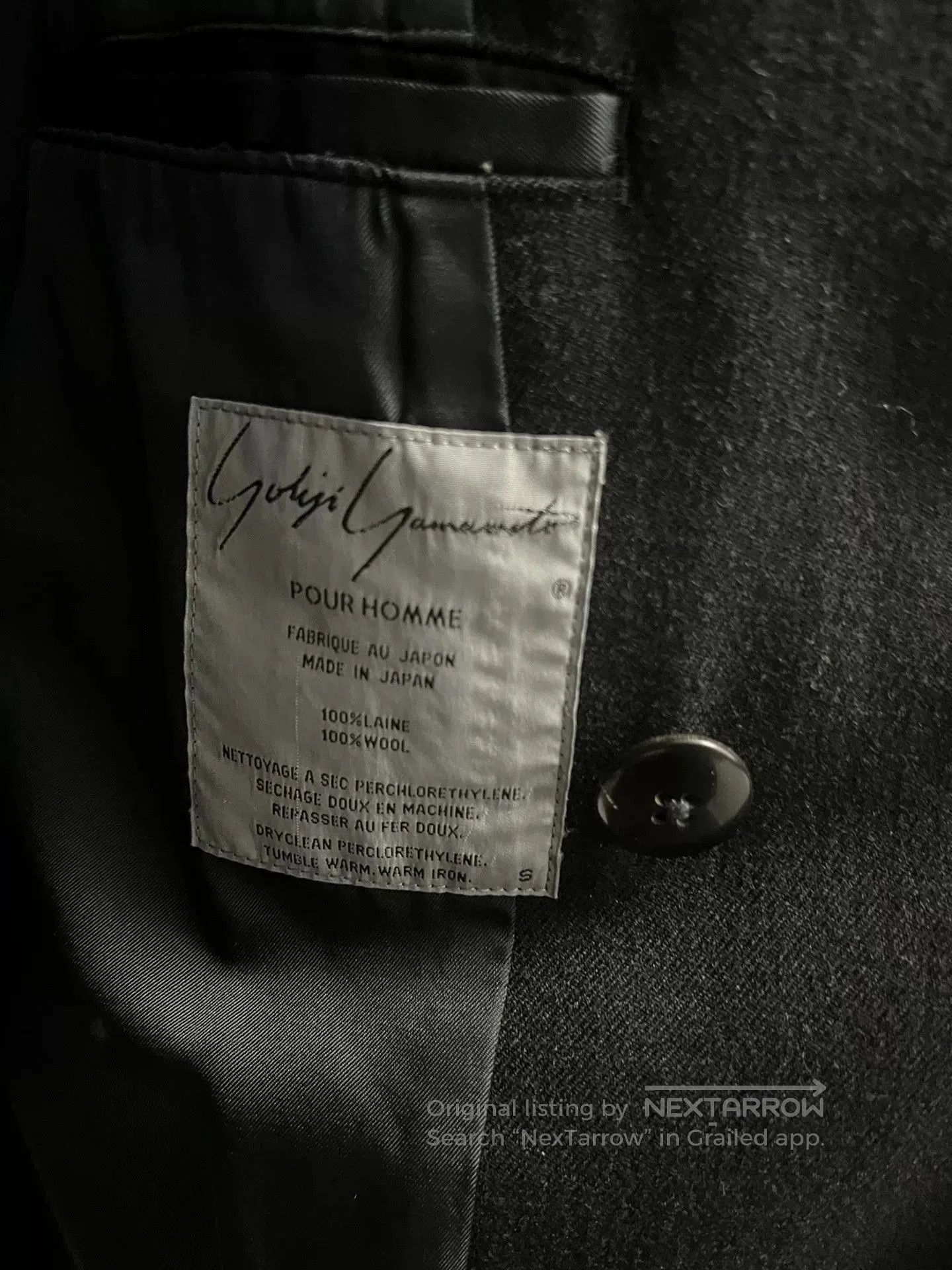 Yohji Yamamoto Yohji Yamamoto Double Breasted Suit. Size US S / EU 44-46 / 1 - 6 Thumbnail