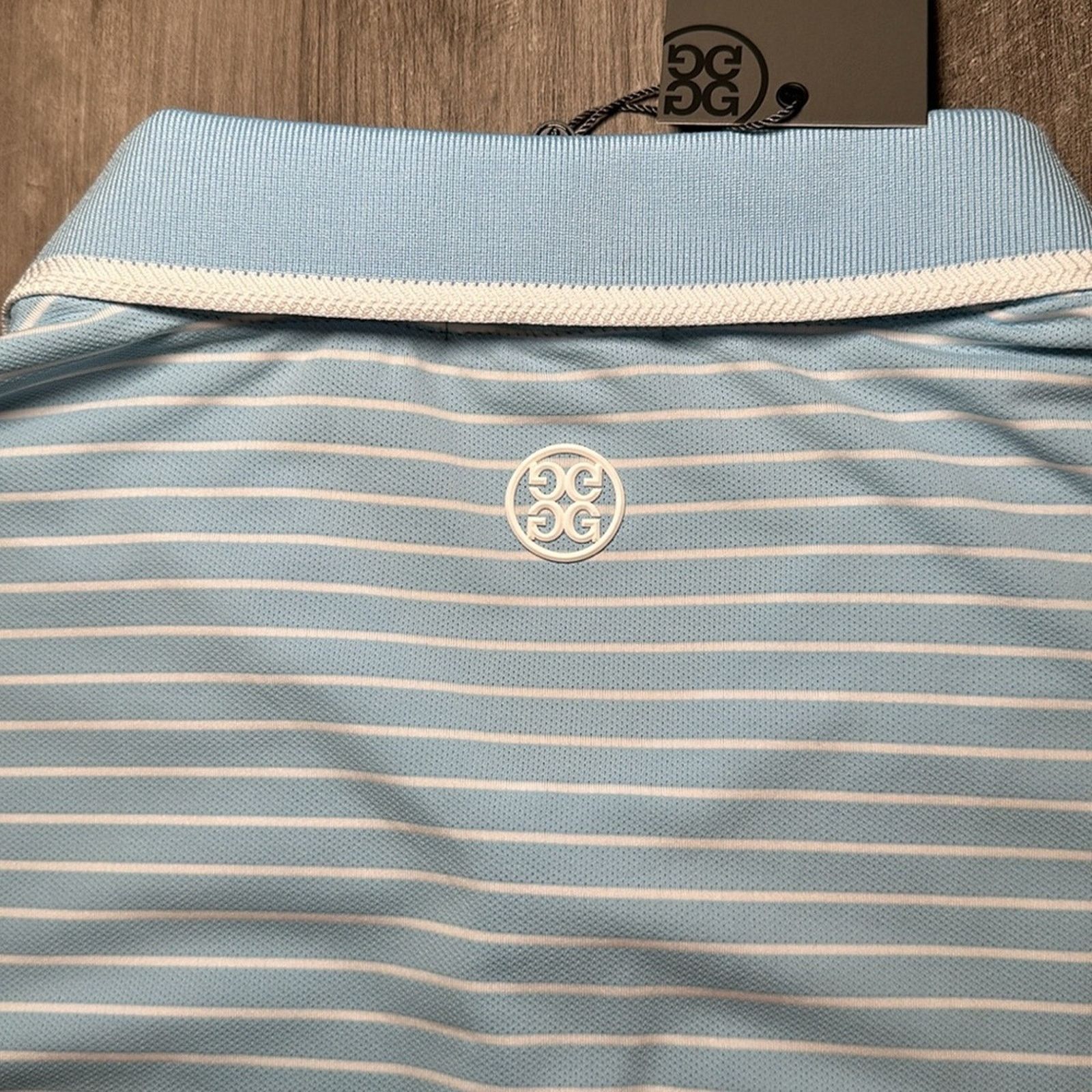 G/FORE G/Fore Perforated Stripe Tech Modern Polo - 2XL Size US XXL / EU 58 / 5 - 5 Thumbnail