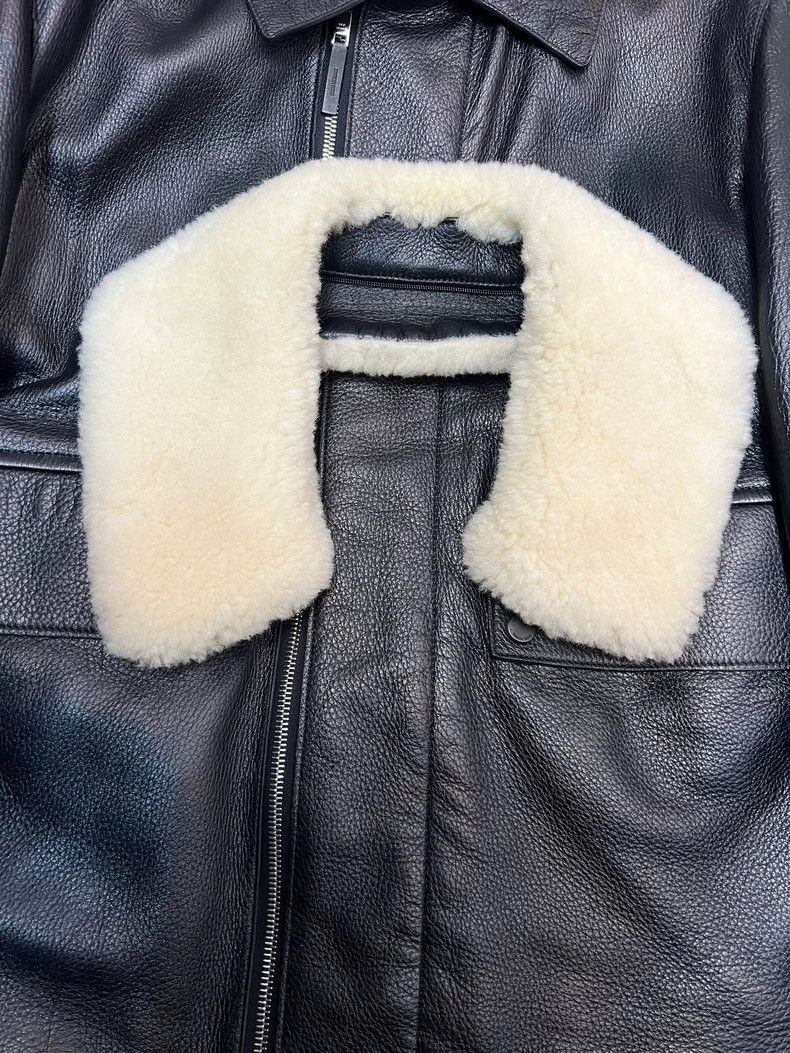Dior Dior Homme Shearling Collar Leather Jacket-2506 Size US M / EU 48-50 / 2 - 4 Thumbnail