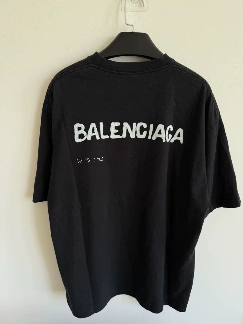 Balenciaga Balenciaga Short sleeve back logo Size US S / EU 44-46 / 1 - 2 Thumbnail
