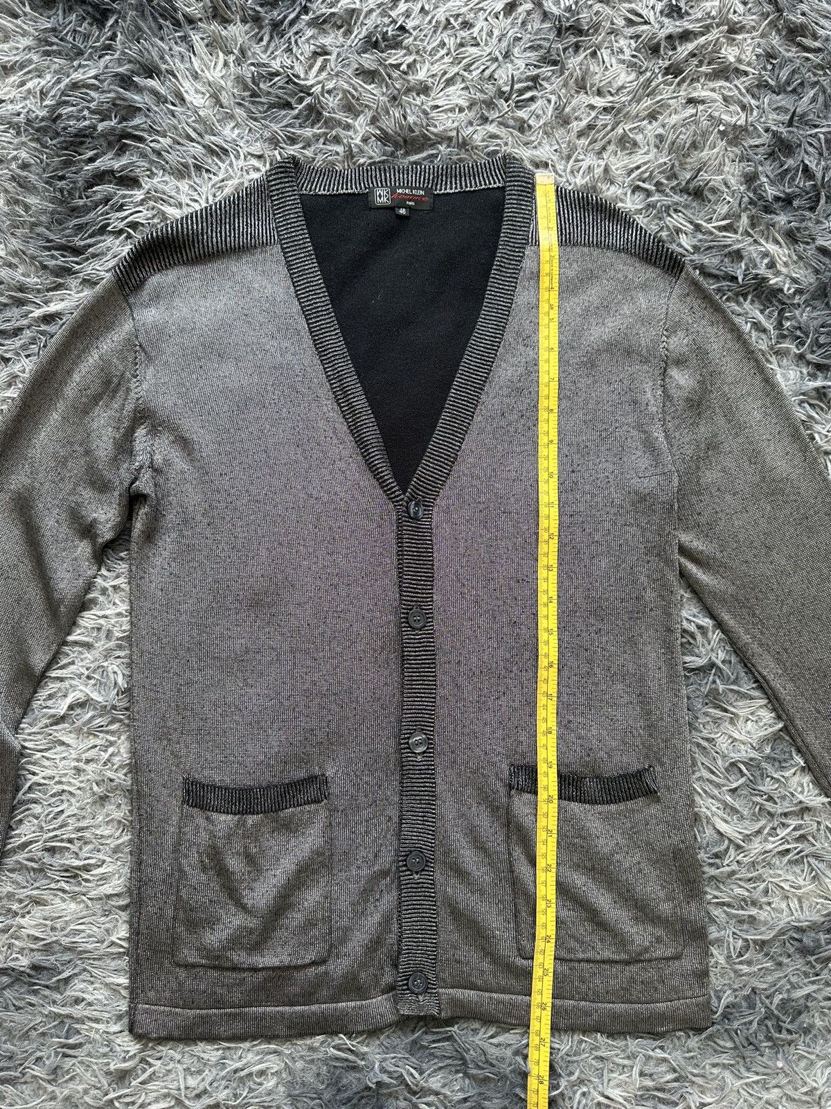 Michel Klein 00's MK Homme - Avantgarde knit cardigan Size US S / EU 44-46 / 1 - 8 Thumbnail