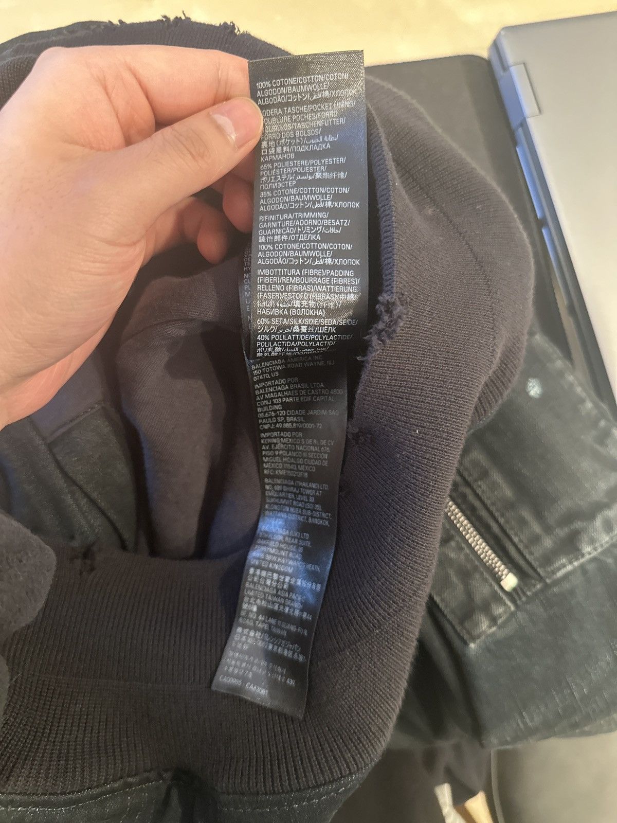 Balenciaga Balenciaga Spring25 Denim Bomber Jacket Size US XS / EU 42 / 0 - 9 Thumbnail