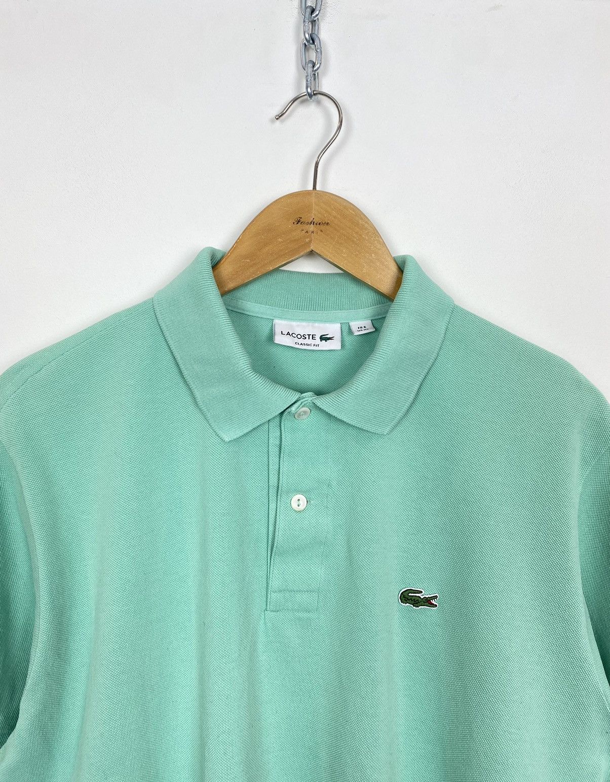 Lacoste Lacoste Short Sleeve Classic Fit Polo Shirt Size 6 XL Green Size US XL / EU 56 / 4 - 2 Thumbnail