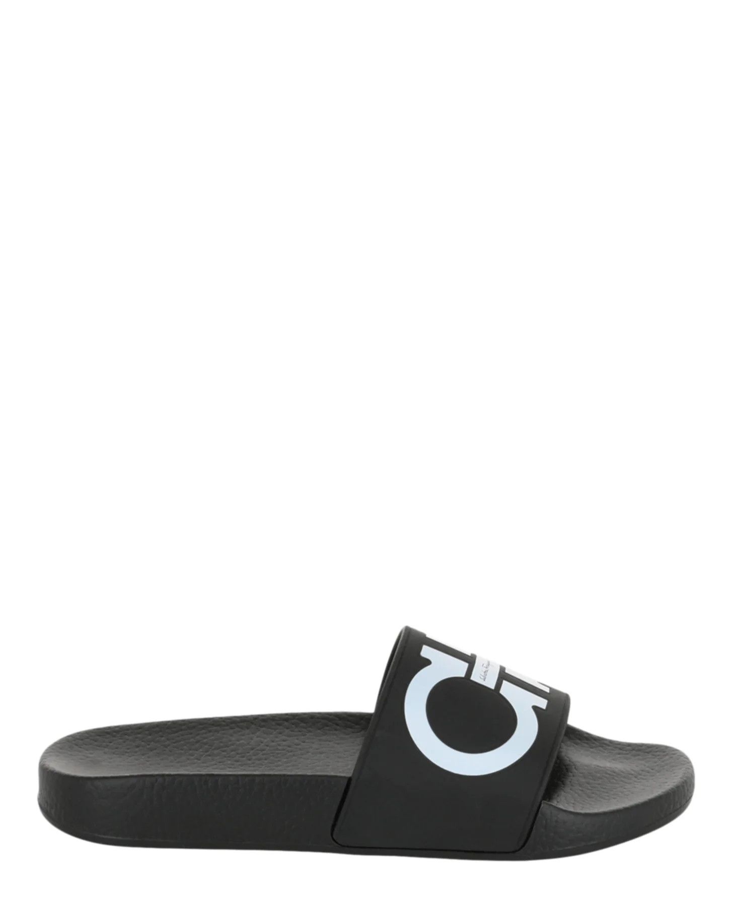 Salvatore Ferragamo o1y0426 Slippers in Black/White Size US 5 / IT 35 - 1 Thumbnail