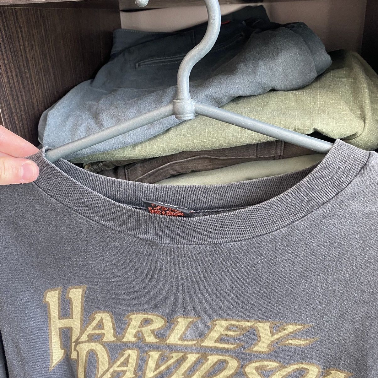 Harley Davidson Vintage Harley Davidson Cameron Big Logo 90’s USA tee Size US XL / EU 56 / 4 - 6 Thumbnail