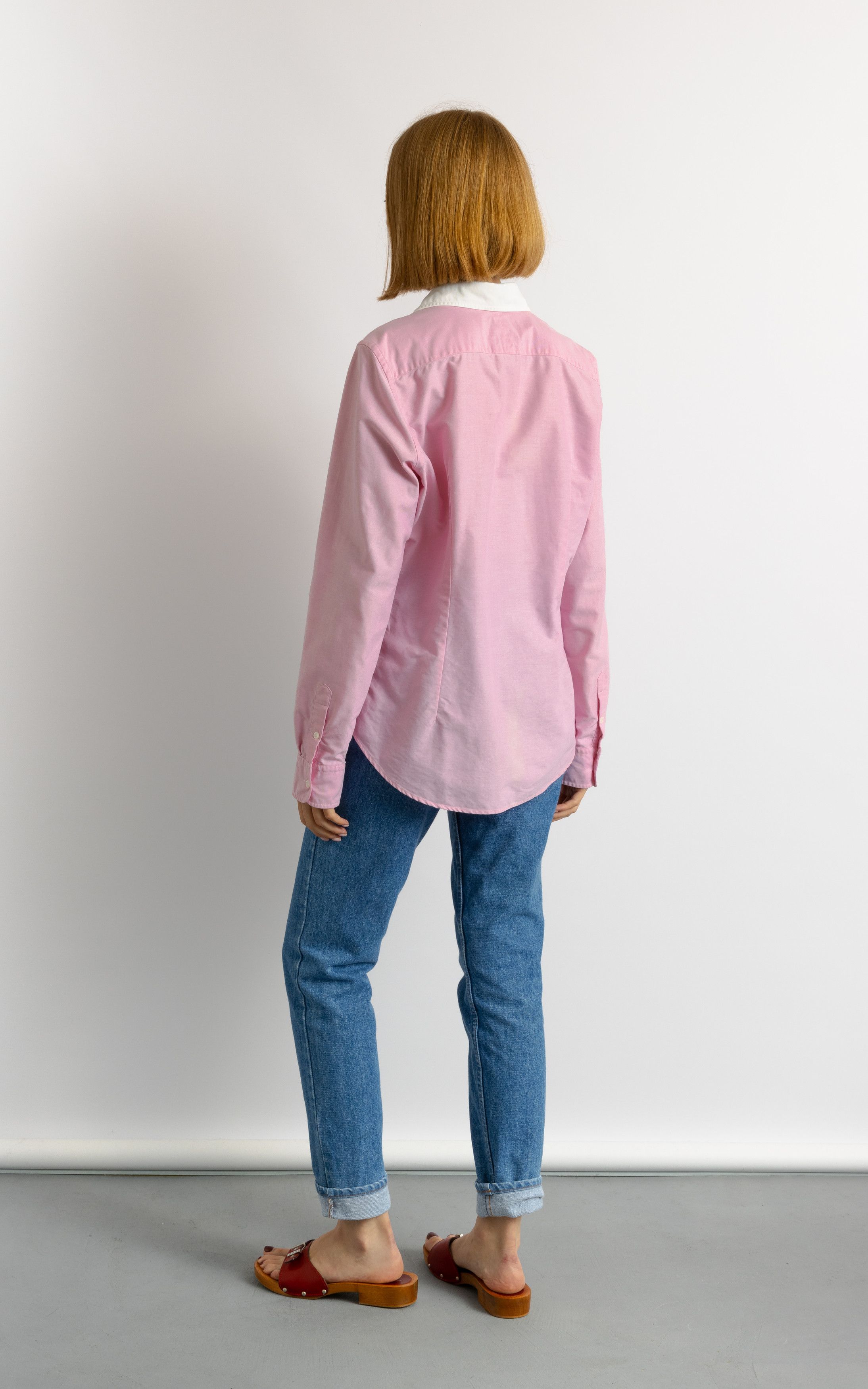 Ralph Lauren 90s Vintage Woman Ralph Lauren Pink Shirt 8698 Size L / US 10 / IT 46 - 4 Thumbnail