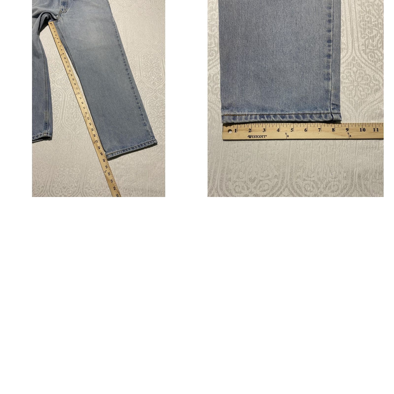 Levi's Levi's 550 Jeans Mens 36x30 Light Wash Blue Relaxed Fit Tapered Leg Denim Red Tab Jeans Mens 36x30 Regular Size US 36 / EU 52 - 8 Thumbnail