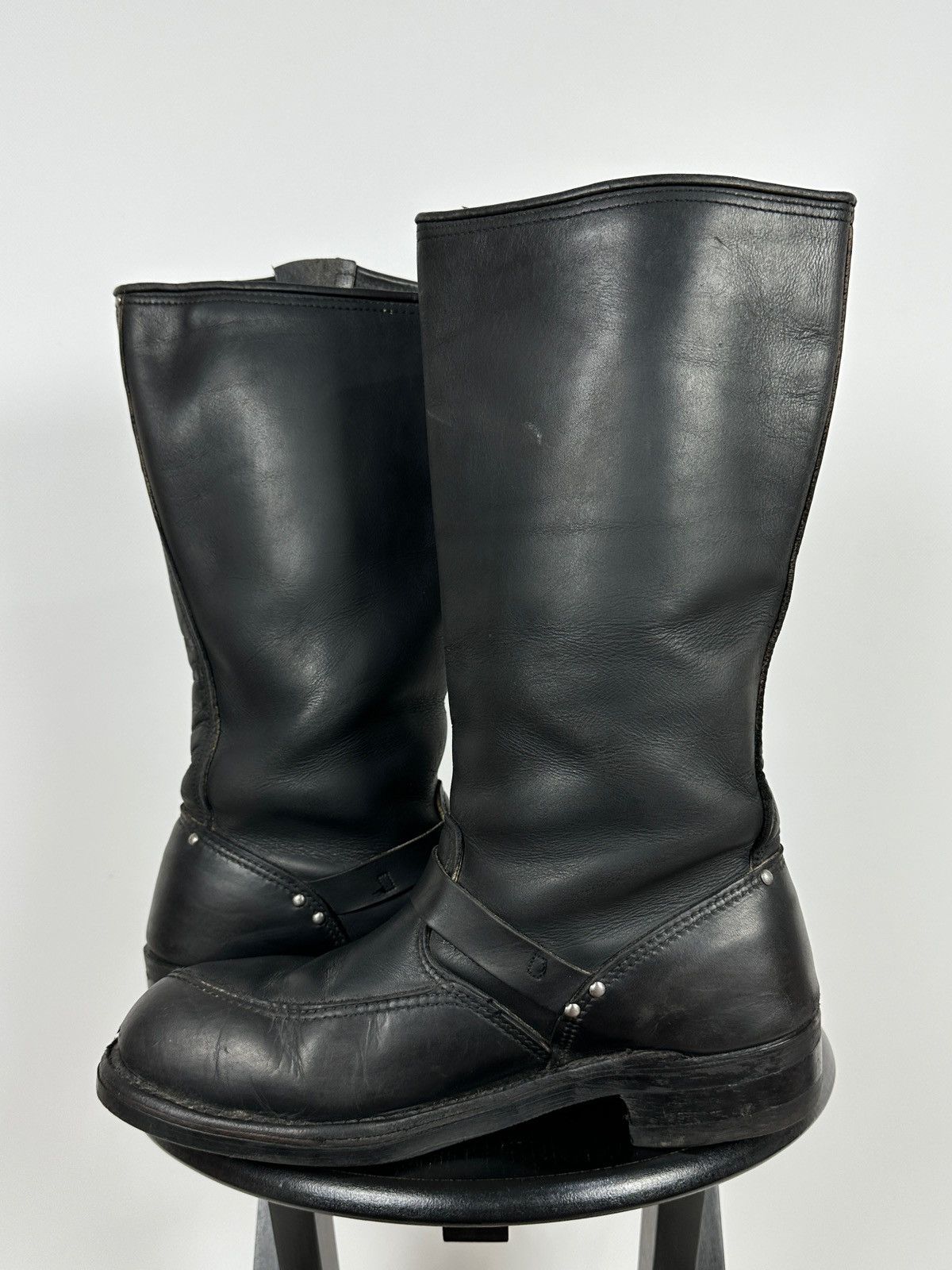 Harley Davidson 80s Vintage Harley Davidson Eagle Leather Motorcycle Boots Size US 9.5 / EU 42-43 - 8 Thumbnail