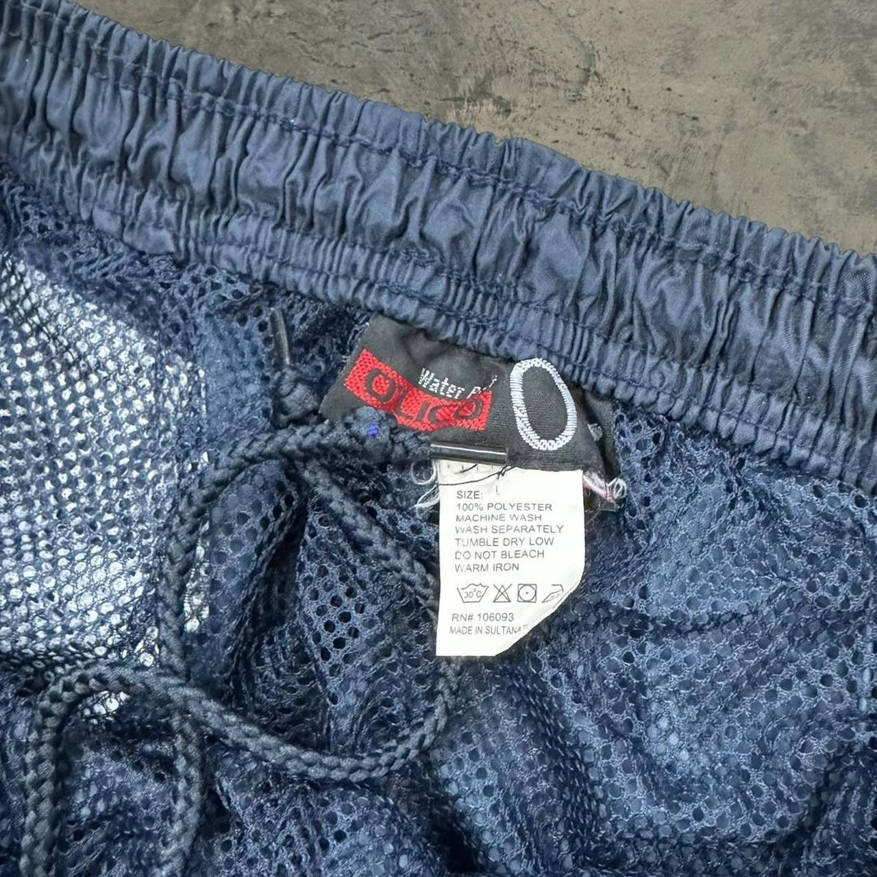 Japanese Brand × Vintage VTG 90s Y2K Olico Baggy Wide Leg Nylon Cargo Track Pants Size US 34 / EU 50 - 7 Thumbnail