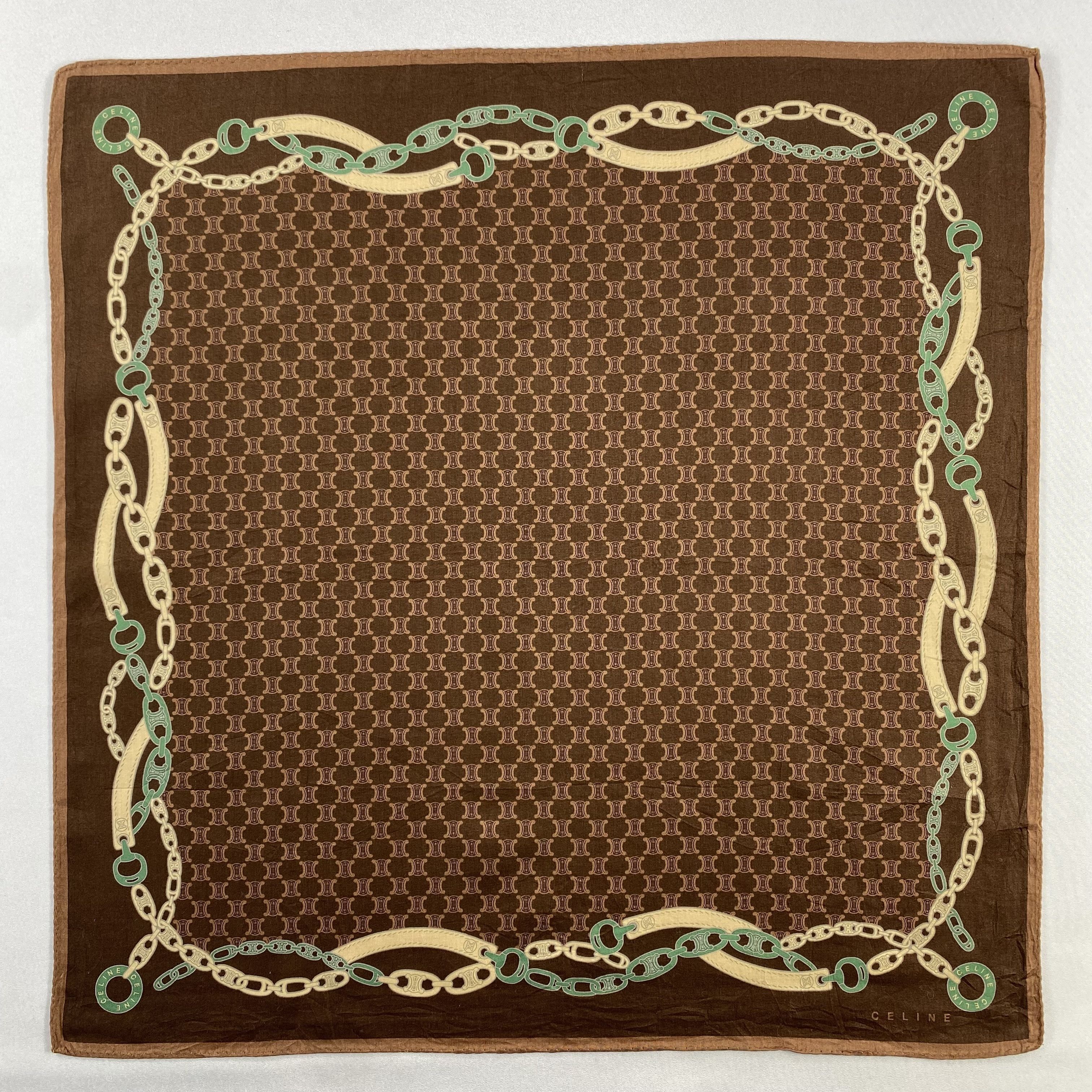 Celine × Vintage Celine Handkerchief / Neckerchief / Bandana-P1362 Size ONE SIZE - 1 Thumbnail