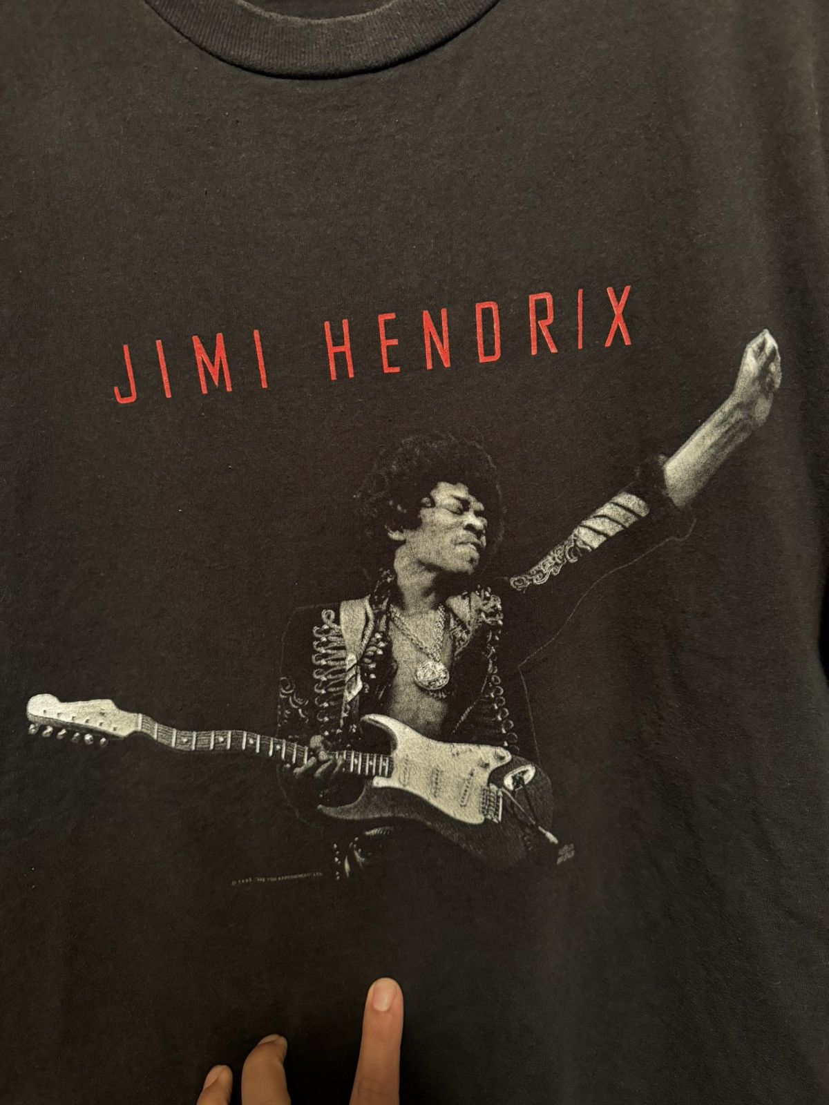 Band Tees Vintage jimmy hendrix band tees 70-80’s single stitch Hanes Size US L / EU 52-54 / 3 - 2 Thumbnail
