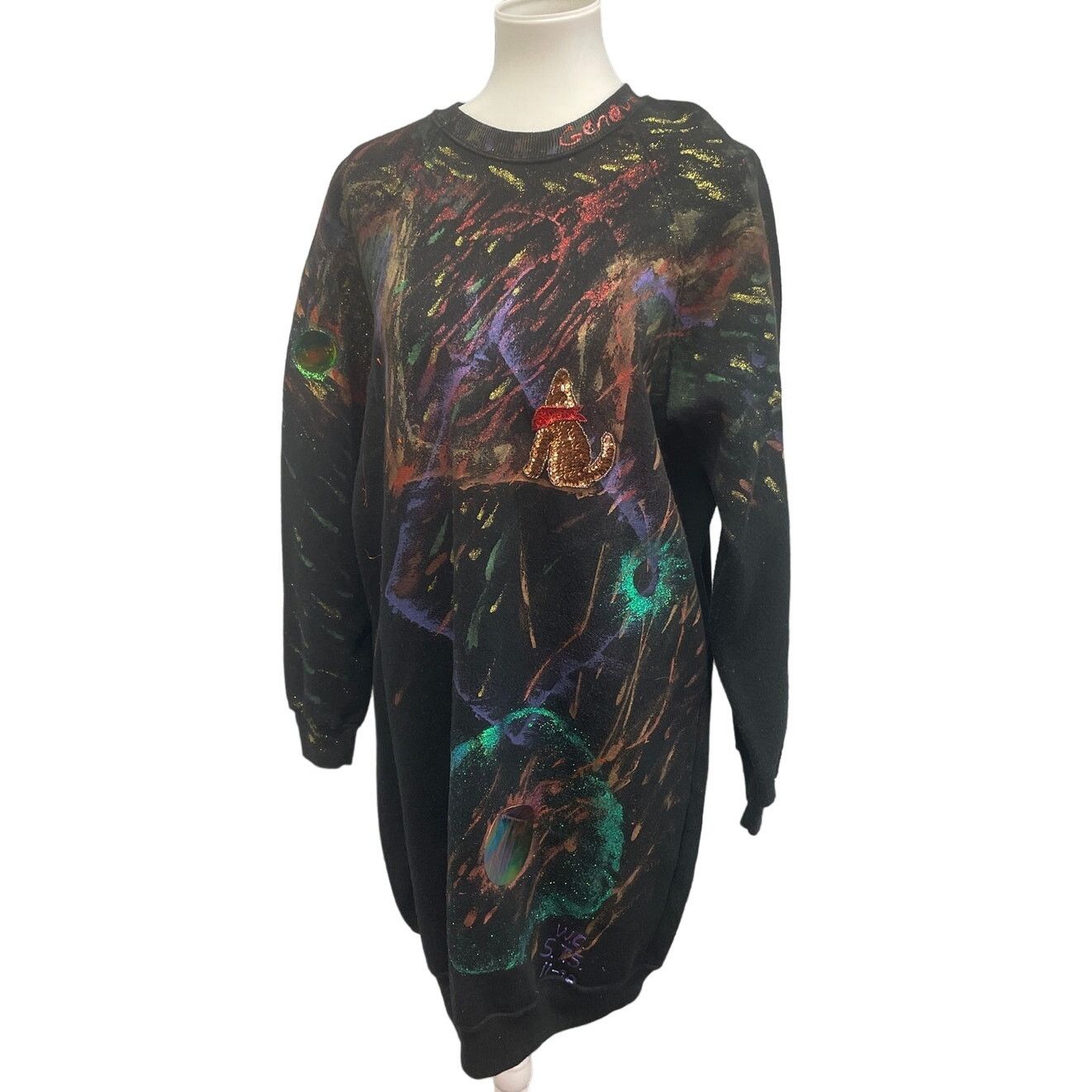 Wrangler Wrangler Mens XL PolyCotton Decorated Pullover Sweatshirt Size US XL / EU 56 / 4 - 1 Thumbnail