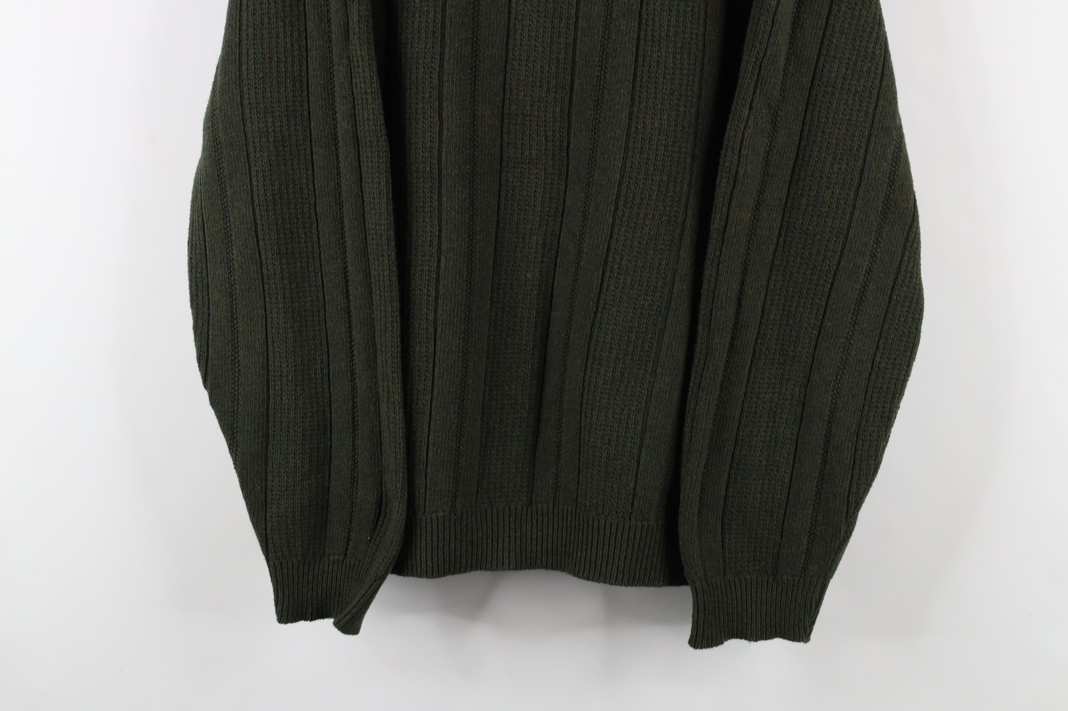 Vintage Vintage 90s Streetwear Fleece Ribbed Knit Crewneck Sweater Size US XL / EU 56 / 4 - 3 Thumbnail