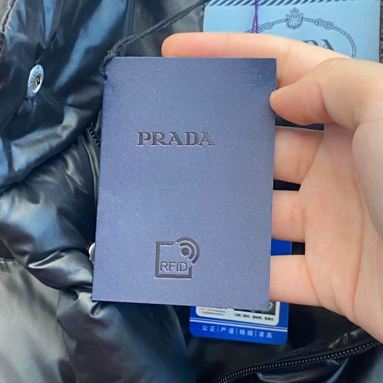 Prada Prada Size 38 23 new standard popular black triangle stand Size S / US 4 / IT 40 - 8 Thumbnail