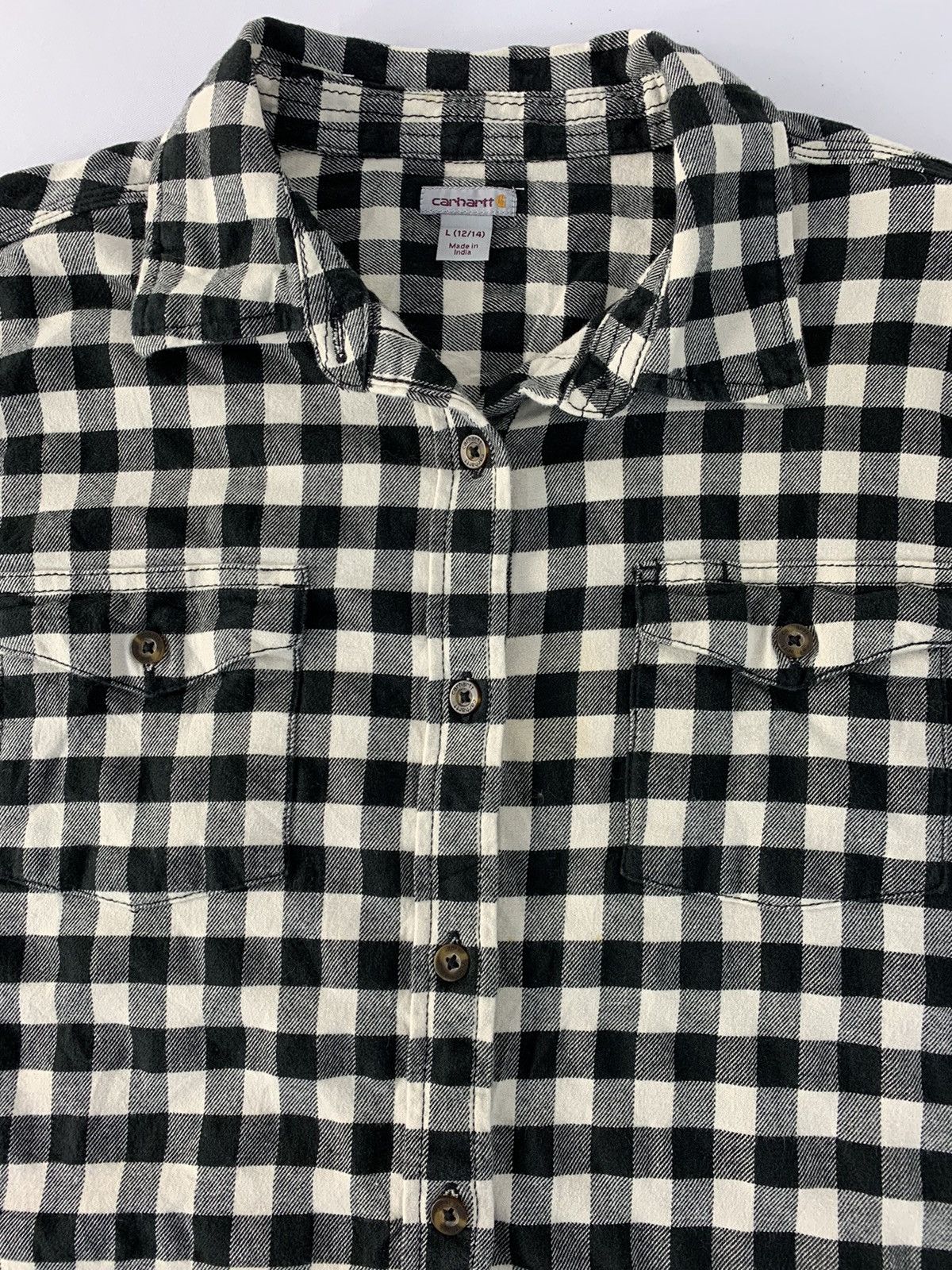Carhartt Hype Carhartt Flannel Plaid Shadow Checked Double Pocket Size US L / EU 52-54 / 3 - 4 Thumbnail