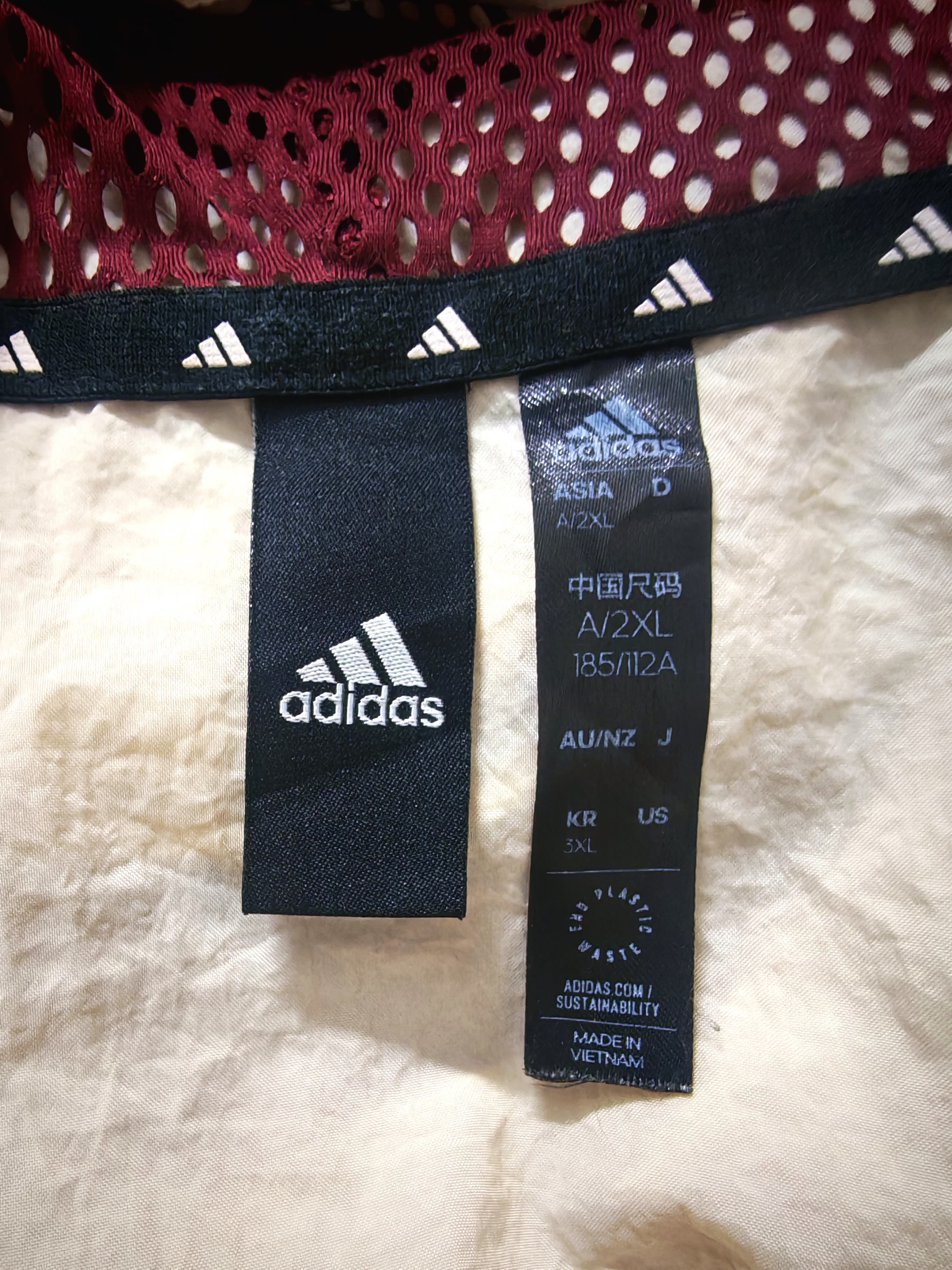 Adidas Adidas Oversized Big Logo Windbreaker Size US XXL / EU 58 / 5 - 8 Thumbnail