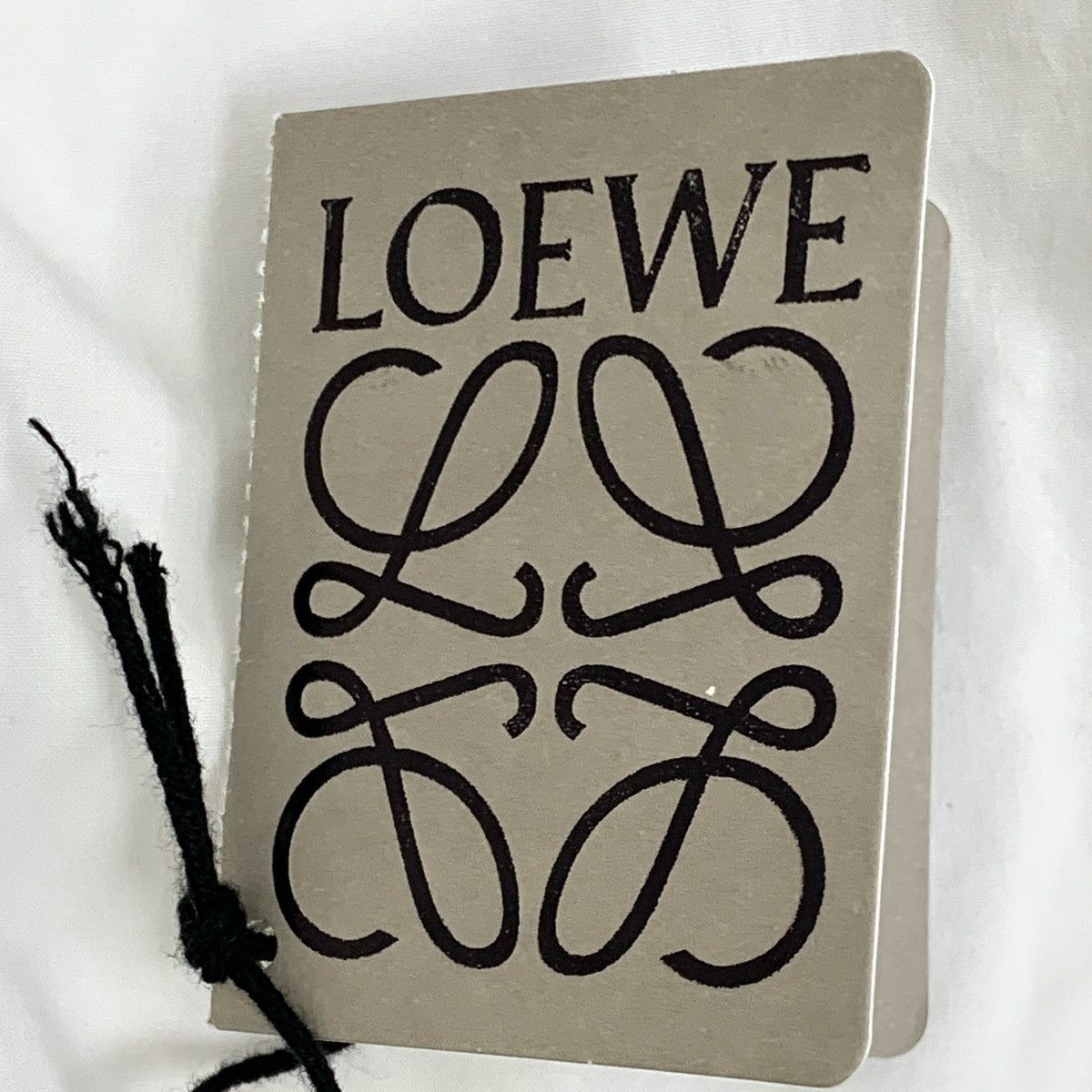Loewe Loewe Logo Embroidered Cotton Long Sleeve Shirt K26WX Size XS / US 0-2 / IT 36-38 - 7 Thumbnail