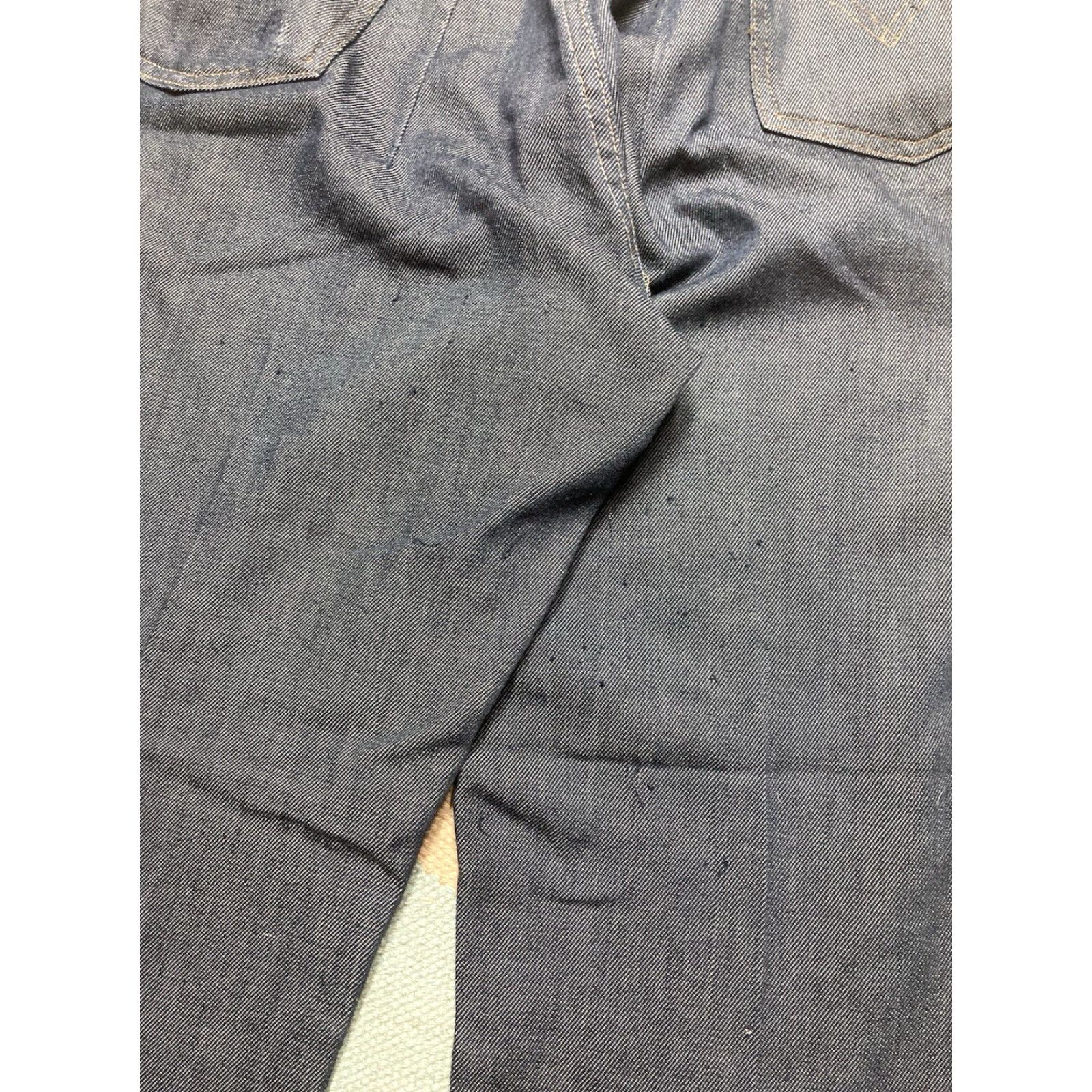 Levi's VINTAGE Levi’s 546 Orange Tab Bootcut Jeans 38x29 Men Dark Denim Big E 1970s Size US 38 / EU 54 - 3 Thumbnail