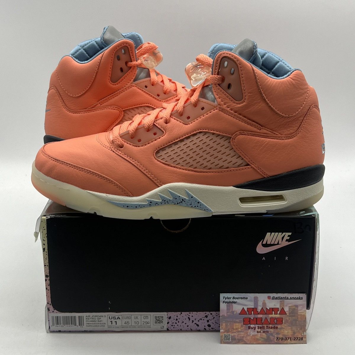 DJ Khaled x air Jordan 5 we the best crimson bliss