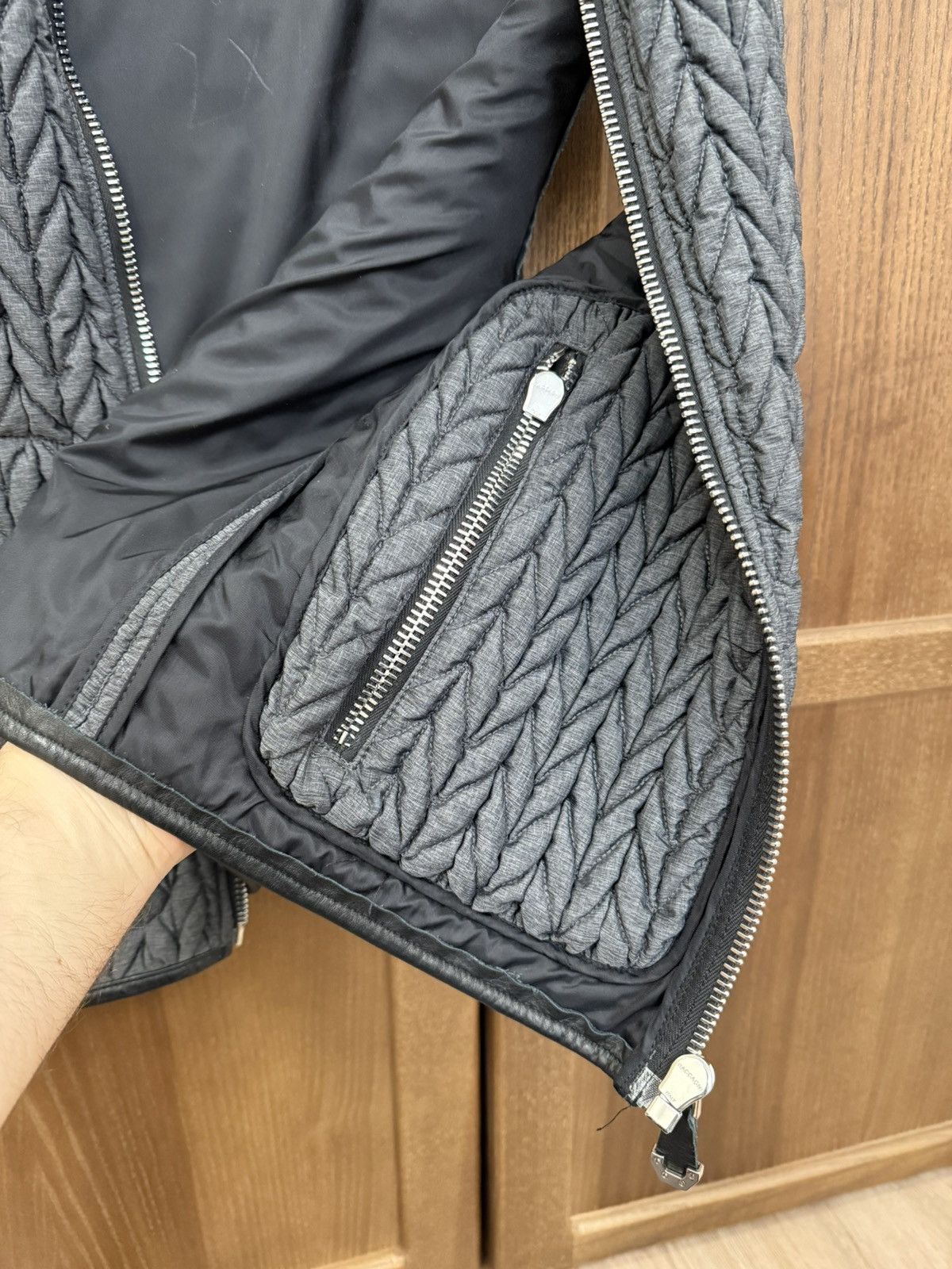 Philipp Plein Philipp Plein Archive Gray Nylon Vest Size US M / EU 48-50 / 2 - 9 Thumbnail