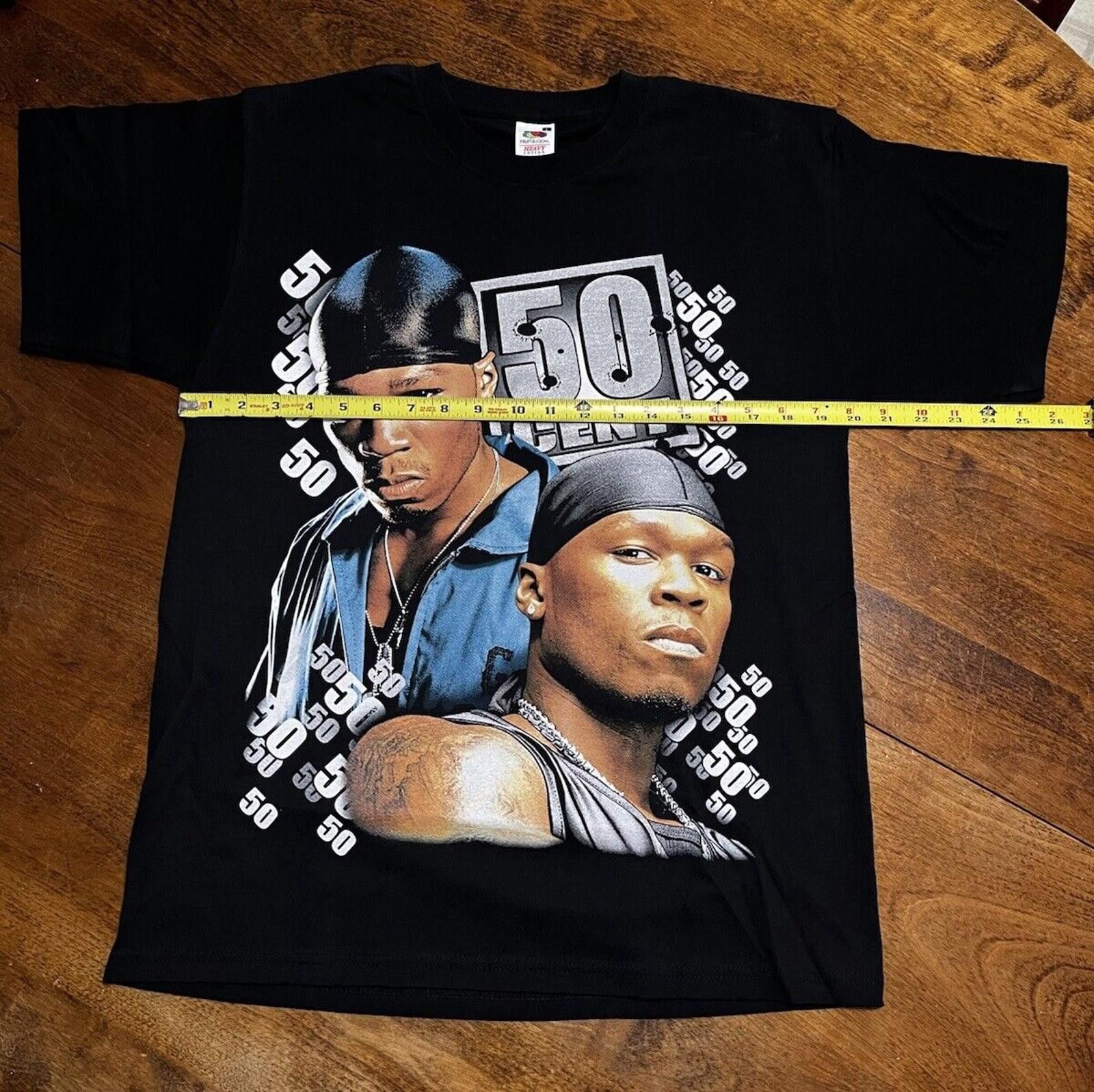 The Unbranded Brand Vintage 2000s 50 Cent T-Shirt Large y2k Deadstock Size US L / EU 52-54 / 3 - 5 Thumbnail