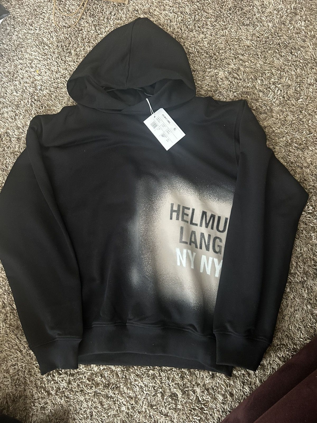 Helmut Lang Helmut lang spray hoodie Size US XL / EU 56 / 4 - 1 Thumbnail