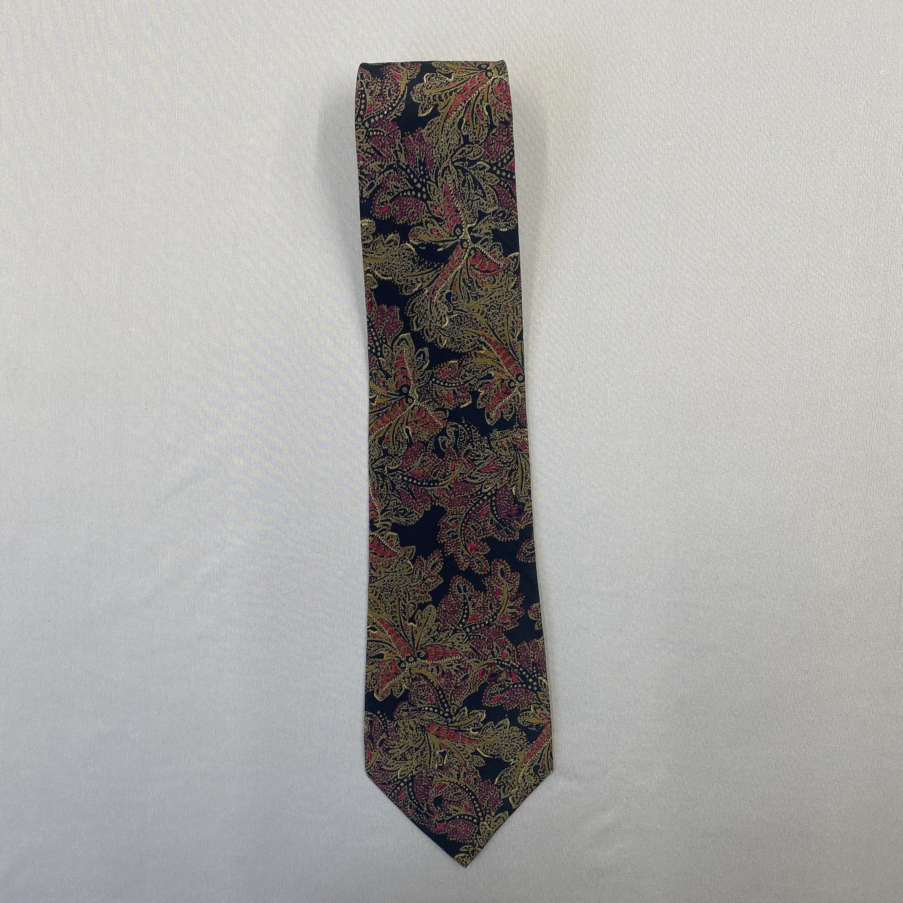 Japanese Brand Vintage Nina Ricci SILK Necktie Cravate Pure Silk Neck Tie Size ONE SIZE - 3 Thumbnail
