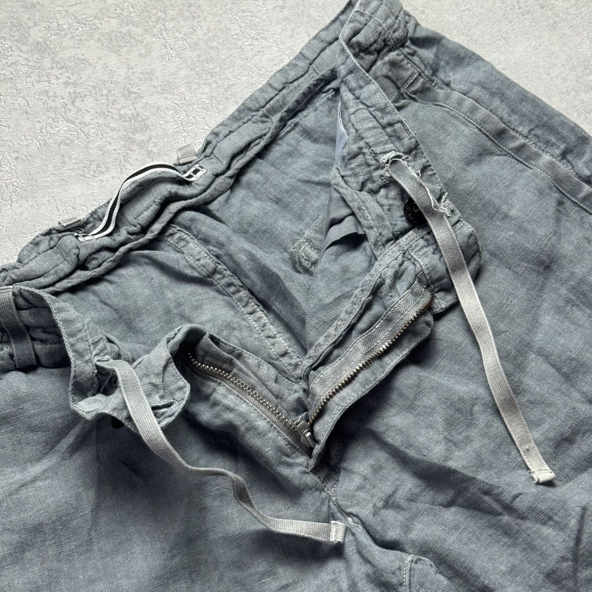 Stone Island Stone Island Men’s Linen Massimo Osti Light Blue Pants Size US 34 / EU 50 - 9 Thumbnail