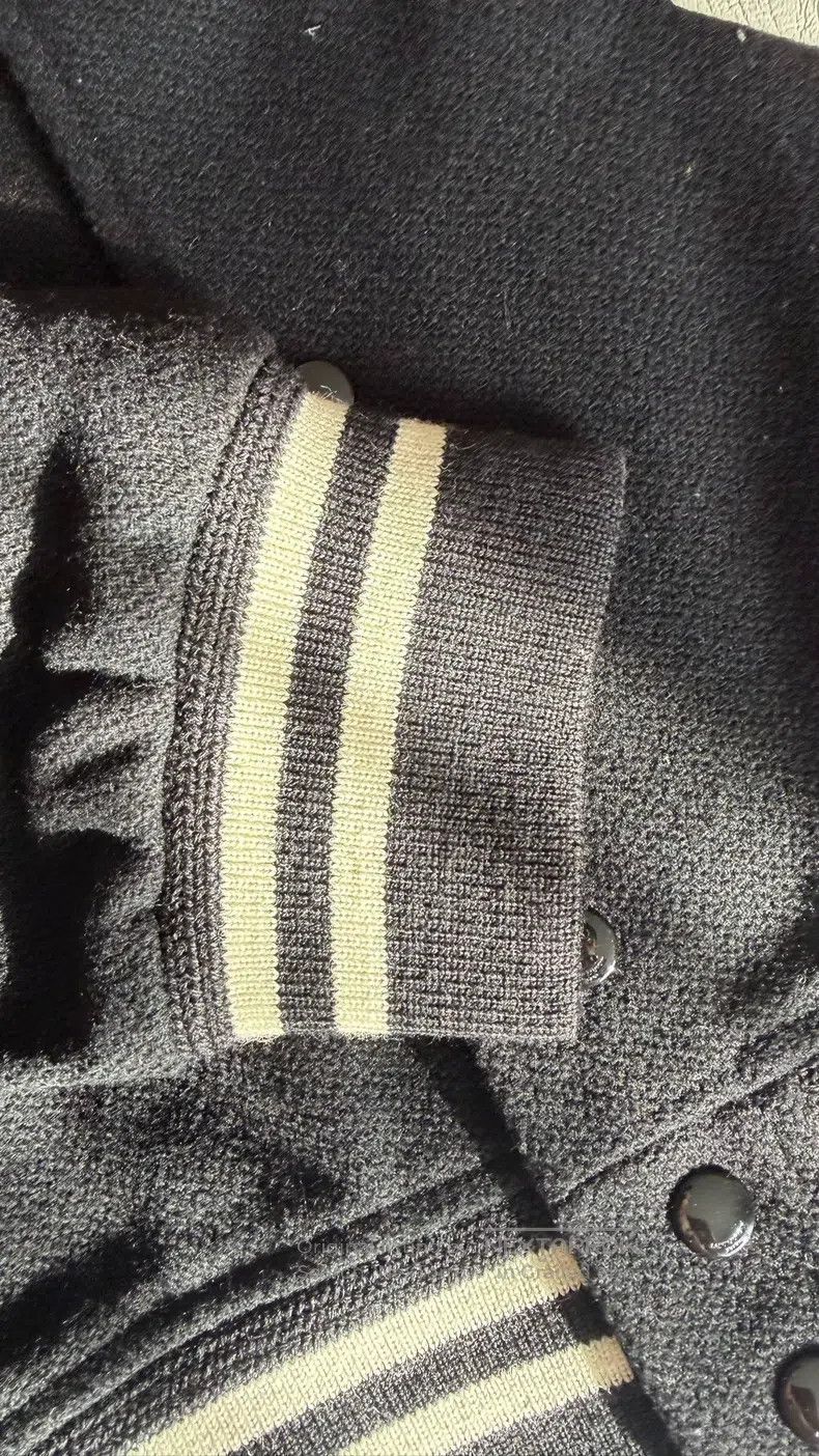 Saint Laurent Paris Saint Laurent Paris Black and White Patch Leather Baseball Size US L / EU 52-54 / 3 - 5 Thumbnail