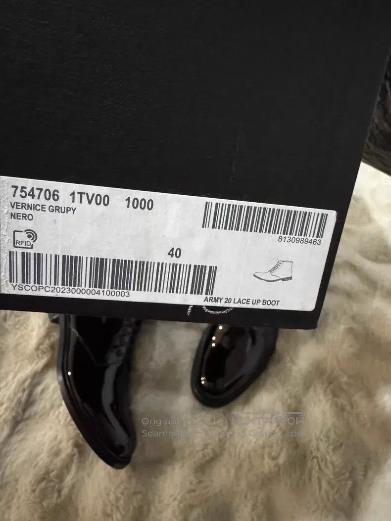 Saint Laurent Paris Saint Laurent Paris Men's Laced Boots Size US 7 / EU 40 - 7 Thumbnail