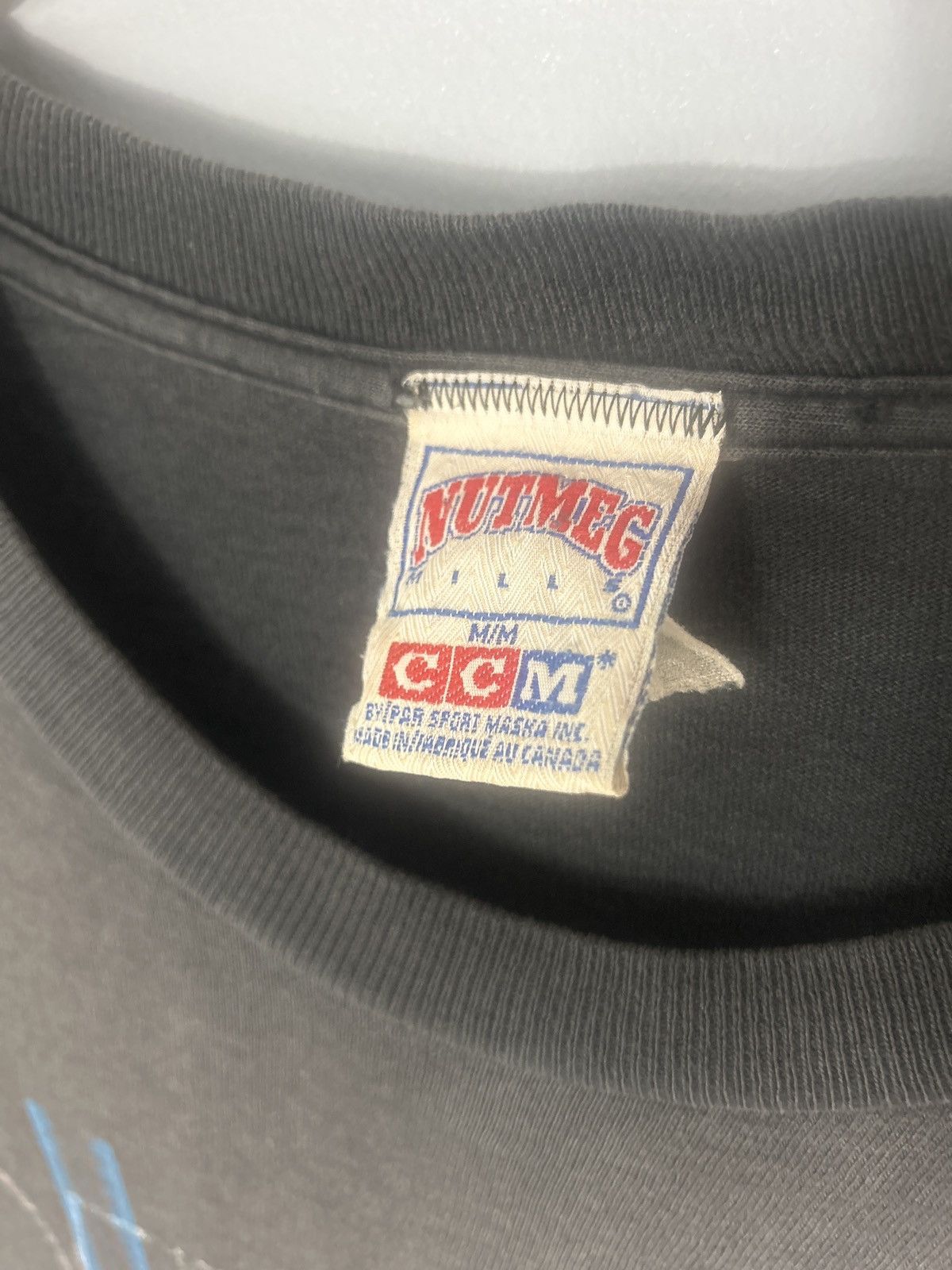 Ccm × Nutmeg × Vintage Vintage 90s Pittsburgh Penguins Nutmeg CCM Kick Ice Tee Size US M / EU 48-50 / 2 - 6 Thumbnail