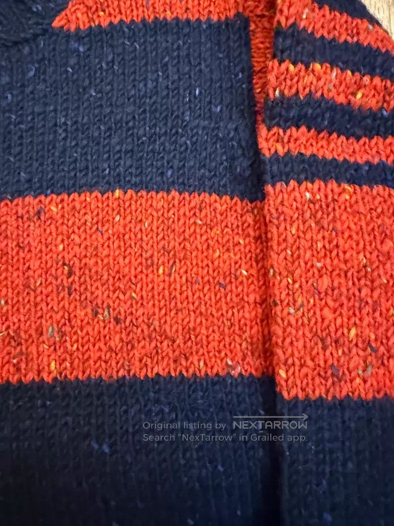 Thom Browne Thom Browne Old-Timer Coarse Tweed Striped Sweater Size US M / EU 48-50 / 2 - 2 Thumbnail