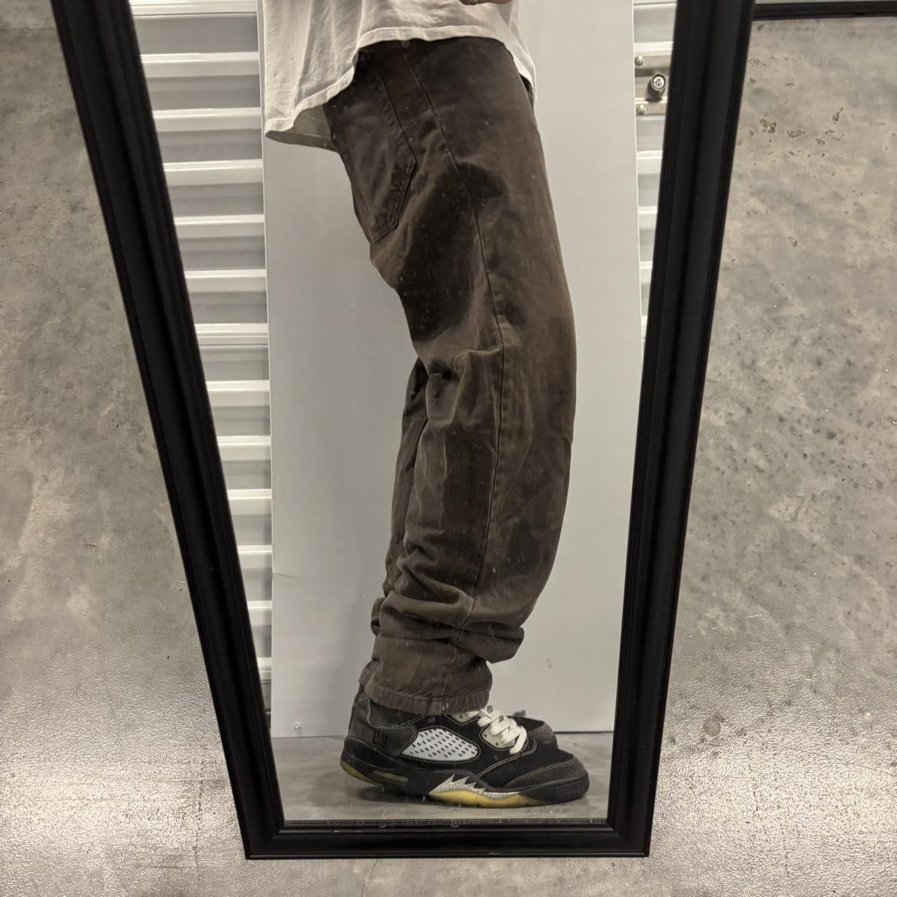 Calvin Klein × Vintage Crazy Vintage Y2K/2000s Grunge Faded Brown Calvin Klein Casual Pants! Size US 30 / EU 46 - 2 Thumbnail