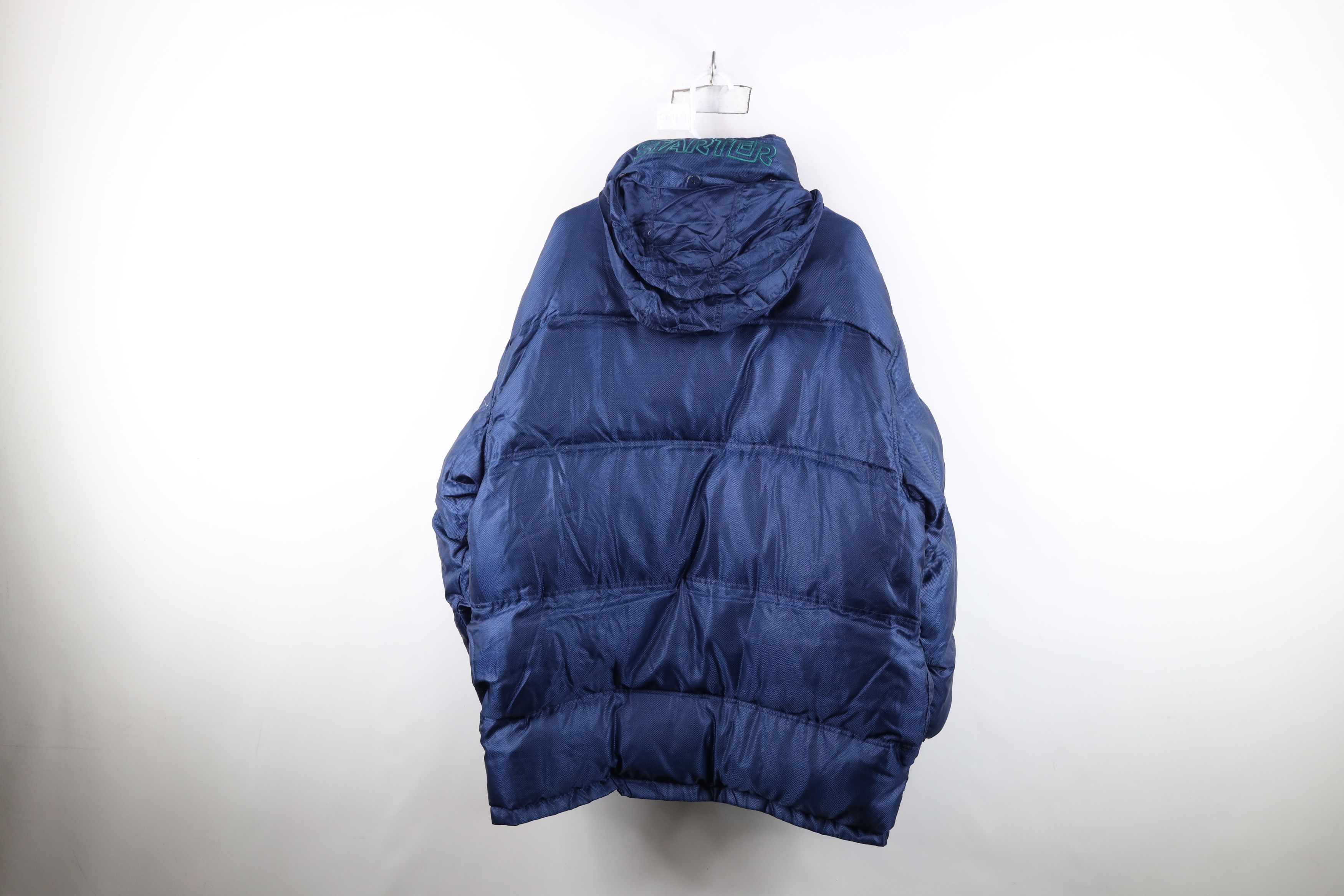 Starter Vintage 90s Starter Reversible Duck Down Puffer Jacket Size US L / EU 52-54 / 3 - 7 Thumbnail