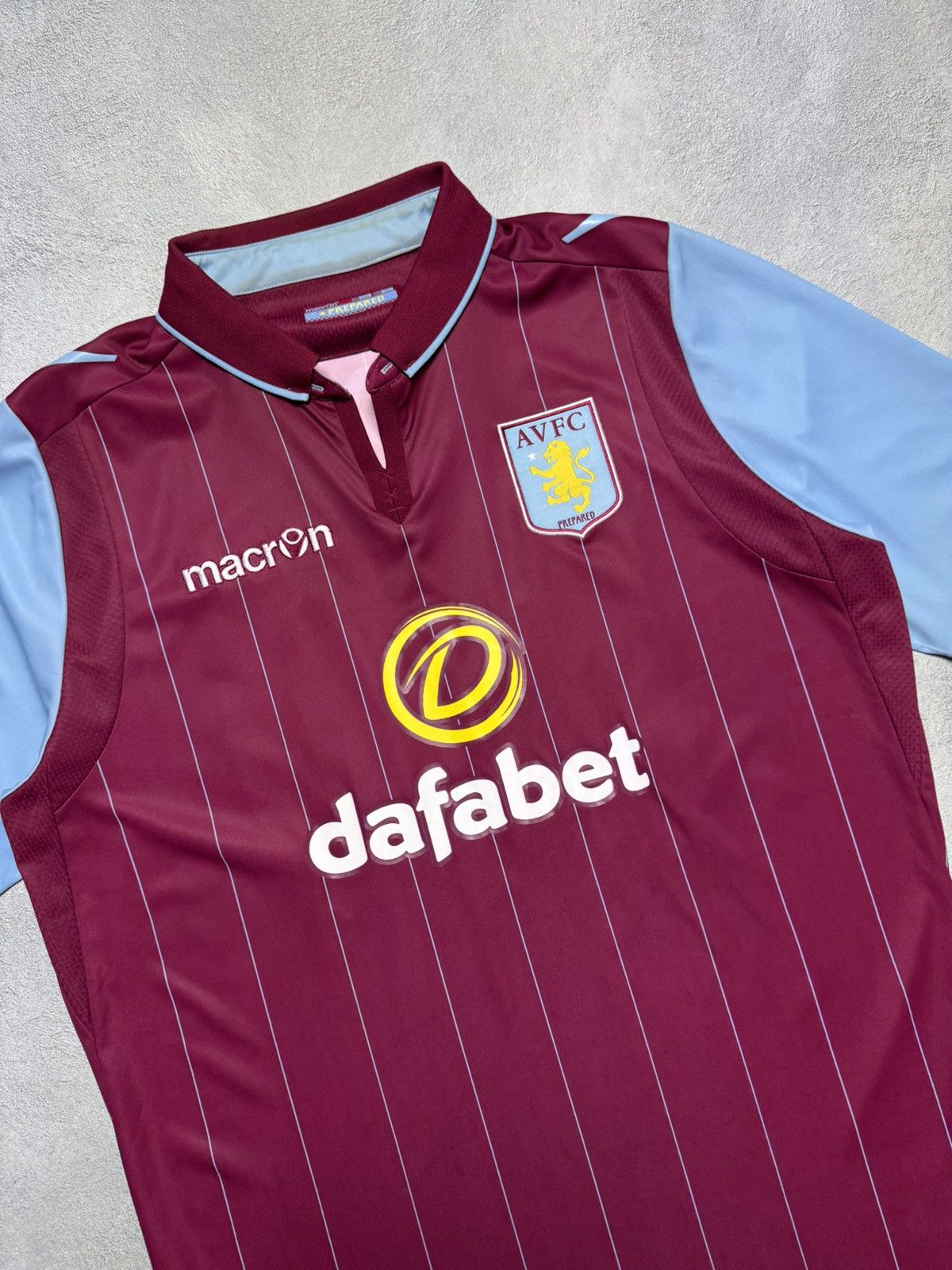 Macron Aston Villa 2014 2015 Home Shirt Soccer Jersey Macron Size US XL / EU 56 / 4 - 3 Thumbnail