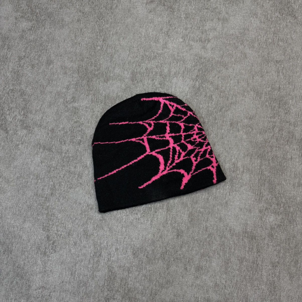 Japanese Brand Y2K spider web Hat black pink Size ONE SIZE - 1 Thumbnail