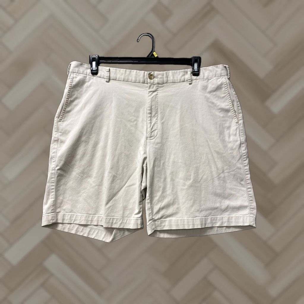 Peter Millar VINTAGE Peter Millar Shorts Men Sz 40 Casual Chino Stretch Beige 80s Size US 40 / EU 56 - 1 Thumbnail